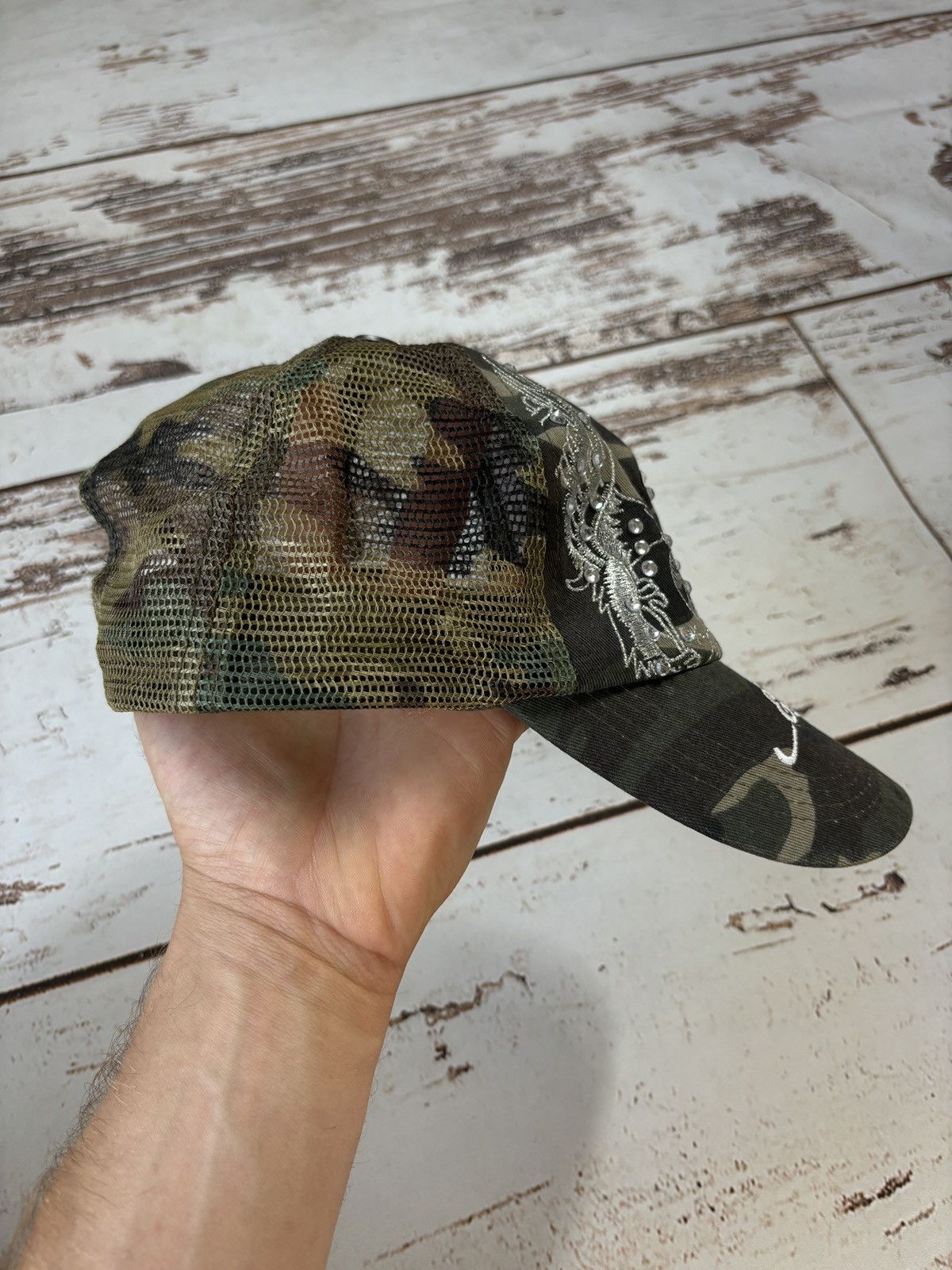 Ed Hardy Ed Hardy Vintage Camo Trucker Hat Tattoo Size ONE SIZE - 3 Thumbnail