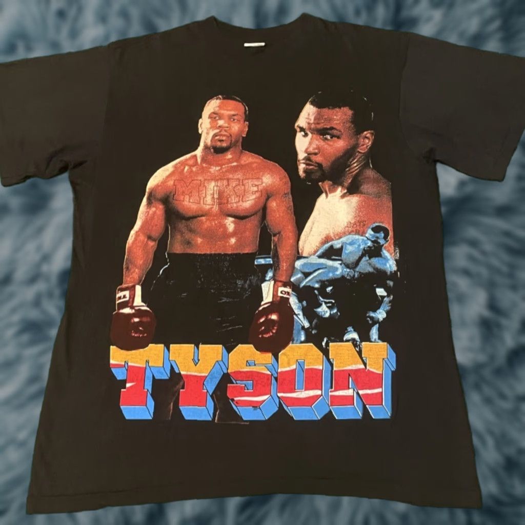 Vintage VINTAGE 90s Mike Tyson Big Face Boxing Rare Rap Tee Shirt Mens Large Black 90s Hip Hop Punk Sports Snoop Tupac Evander Holyfield 2pac文字 Size US L / EU 52-54 / 3 - 1 Thumbnail