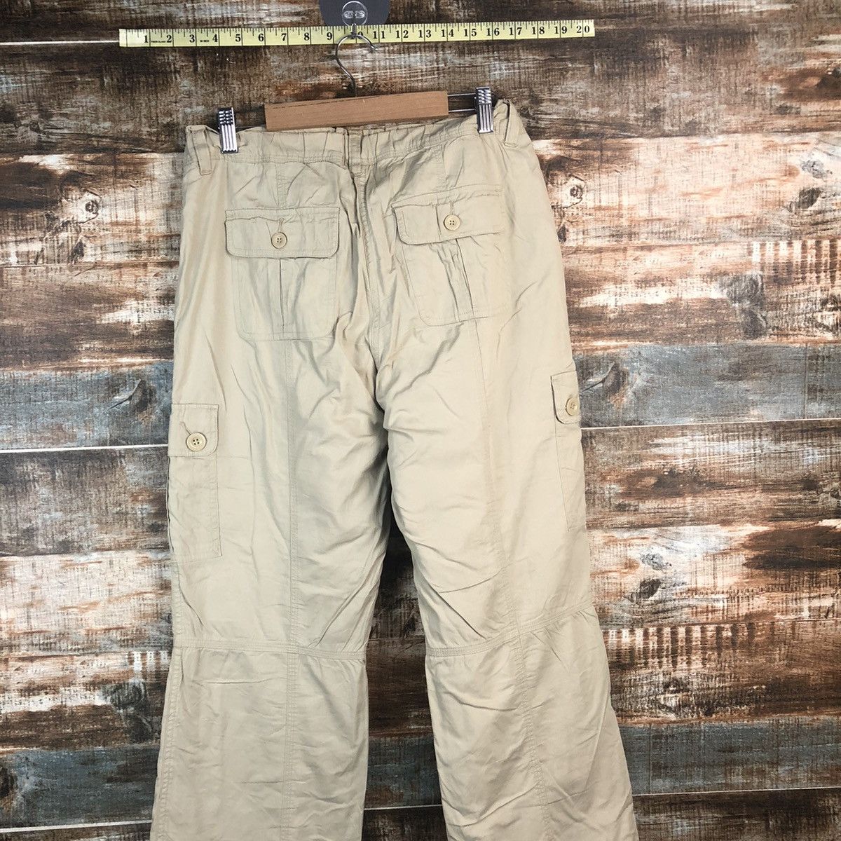 Japanese Brand DL Japanese Brand Gray Cargo Multipocket Pants #C662 Size US 27 - 13 Thumbnail