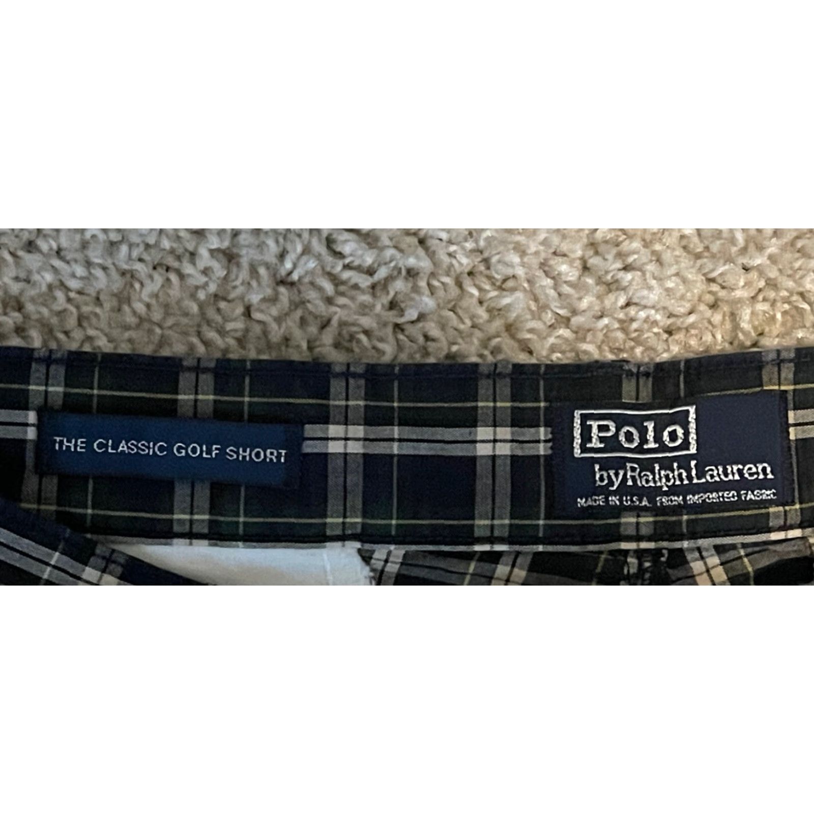 Polo Ralph Lauren VINTAGE Polo Ralph Lauren Golf Shorts Blue Green Plaid Size 32 USA Regular Men Size US XS / EU 42 / 0 - 2 Thumbnail