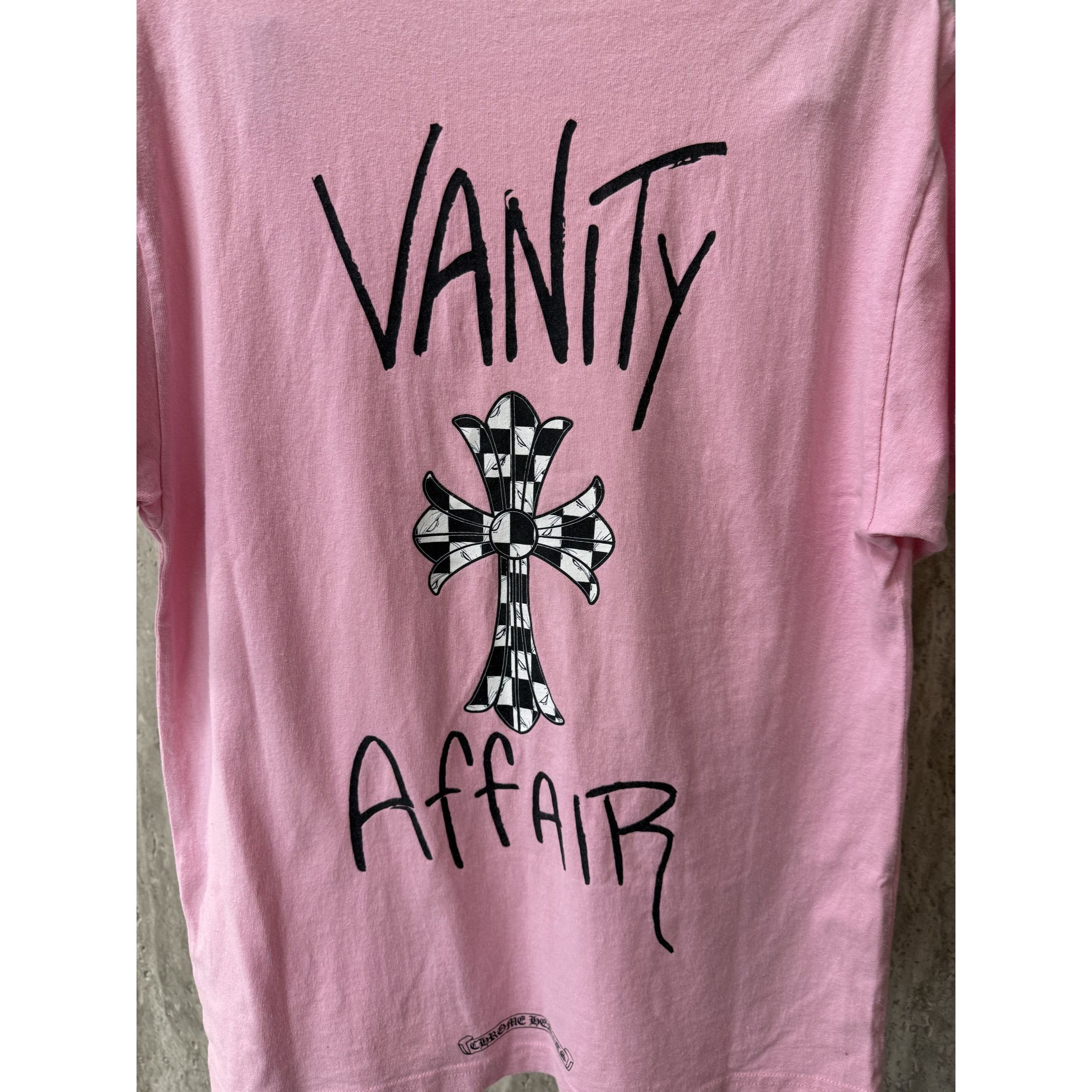 Chrome Hearts Chrome Hearts Pink Graphic T-Shirt W/ Pocket "Vanity Affair" Size S / US 4 / IT 40 - 13 Thumbnail