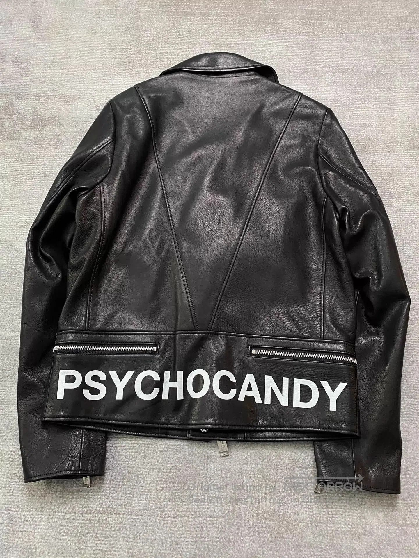 Undercover Black Leather Biker Jacket with Zip Details Size M. Size US M / EU 48-50 / 2 - 2 Thumbnail