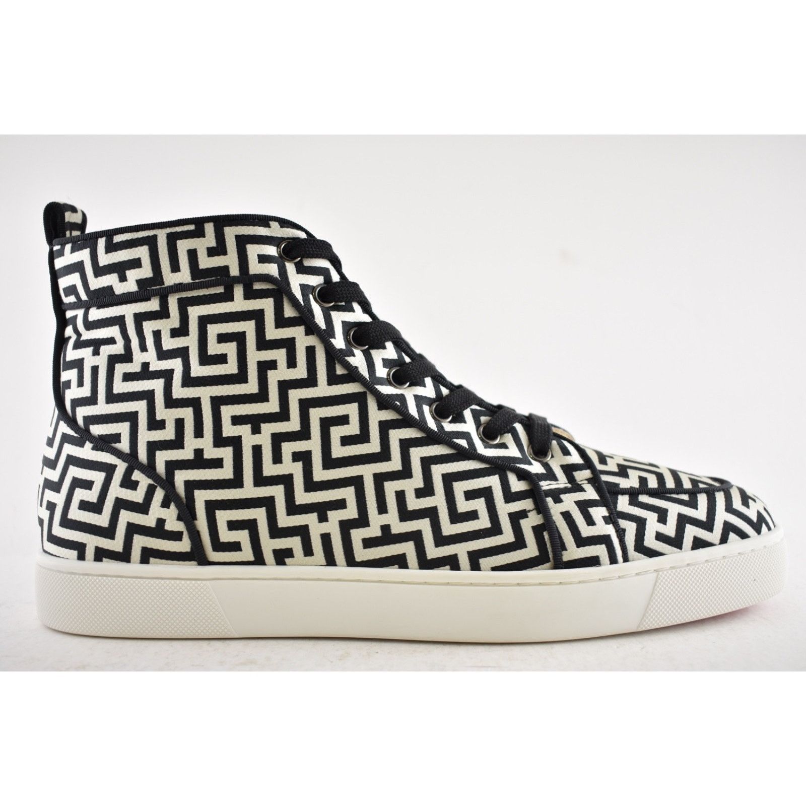 Christian Louboutin Christian Louboutin Mens Rantus Orlato Flat Tissu Black Size US 11 / EU 44 - 2 Thumbnail