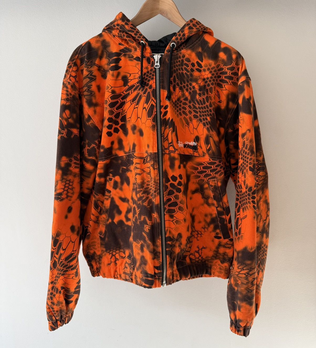 Stussy Stussy Hooded Work Jacket ‘Inferno’ Size US XL / EU 56 / 4 - 1 Thumbnail