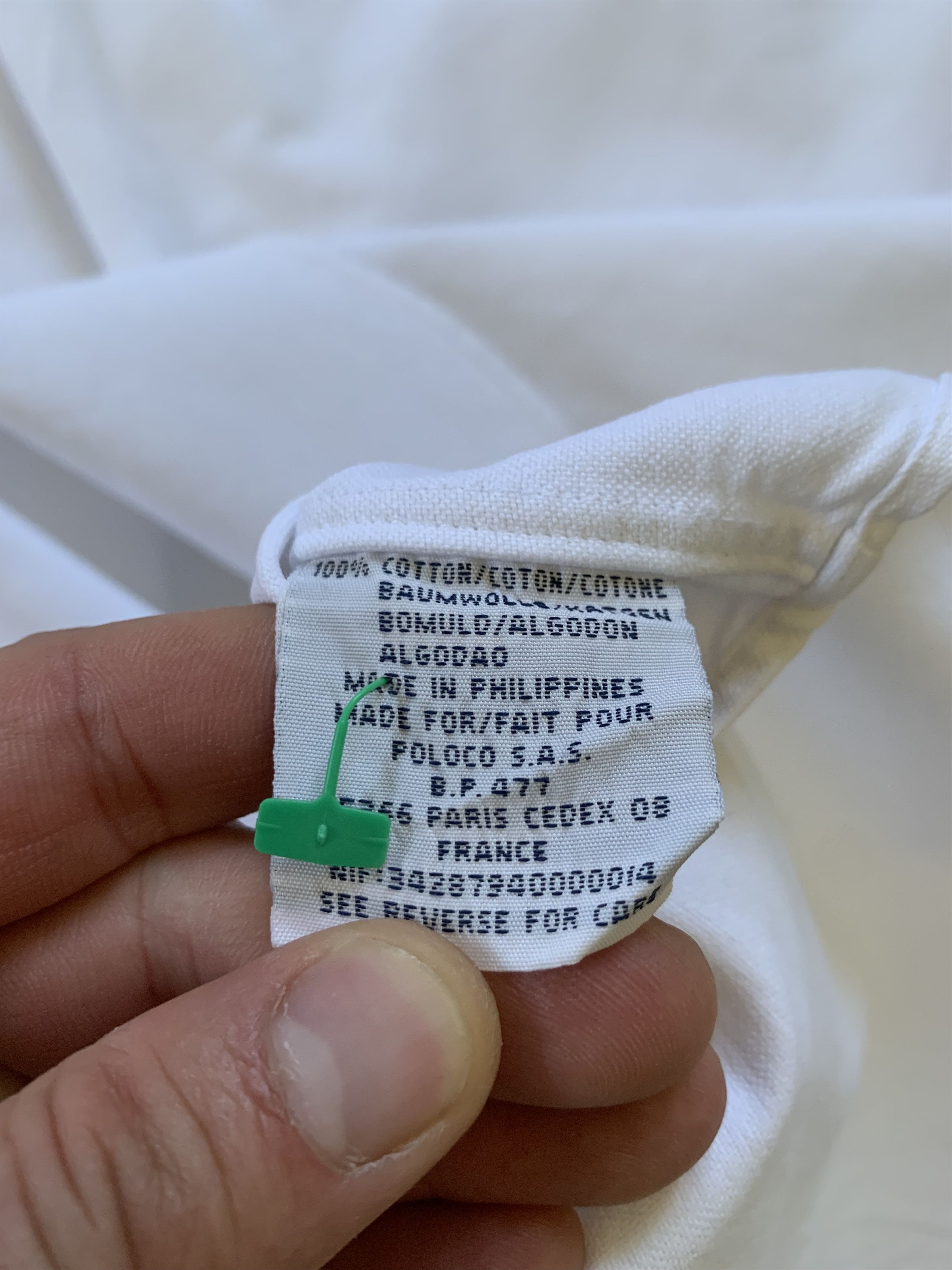 Polo Ralph Lauren Polo Ralph Lauren Blake White Cotton Short Sleeve Shirt Size US L / EU 52-54 / 3 - 8 Thumbnail
