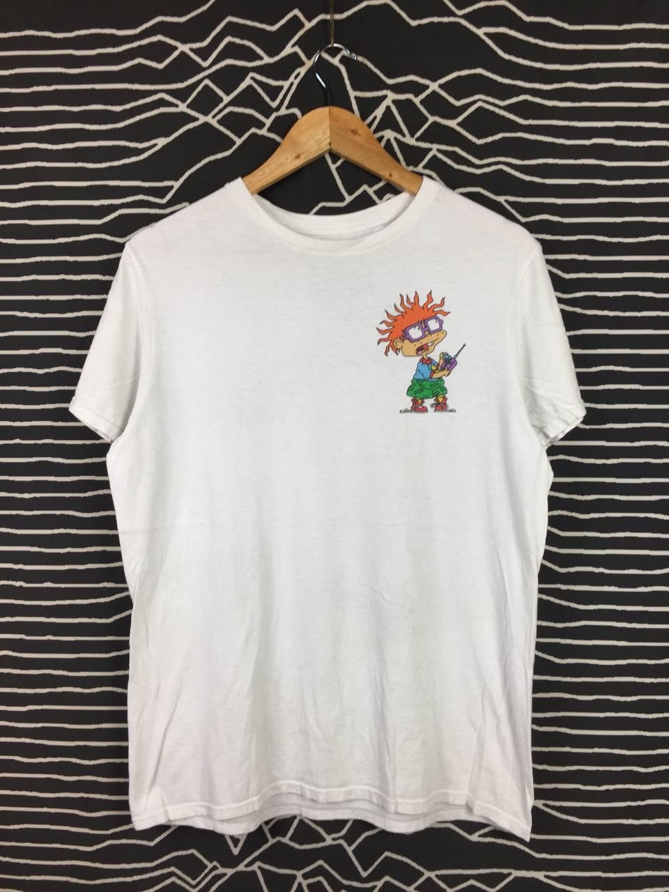 Cartoon Network × Nickelodeon × Vintage Nickelodeon Rugrats Tommy & Chuckie Flying UFO Cartoon Tee Size US M / EU 48-50 / 2 - 8 Thumbnail