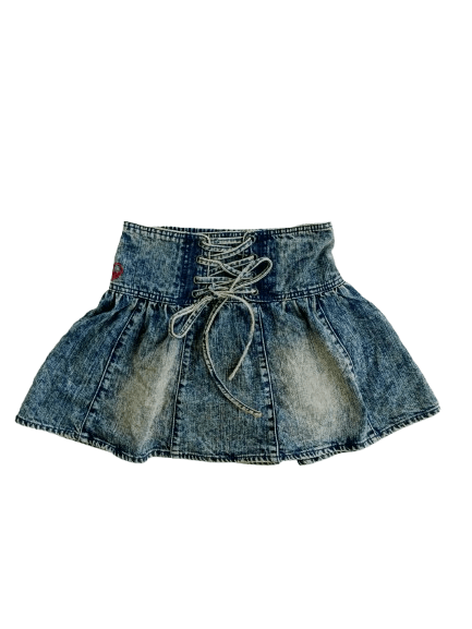 Vintage Vintage Repipi Armario Mini Skirt Denim Japanese Brand Size 26" / US 2 / IT 38 - 1 Thumbnail