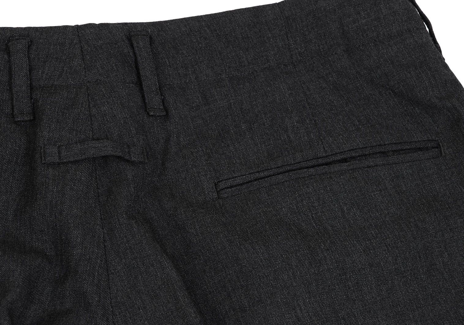 Jean Paul Gaultier Wool Tapered Trousers in Charcoal, Size 50 Size US 34 / EU 50 - 12 Thumbnail