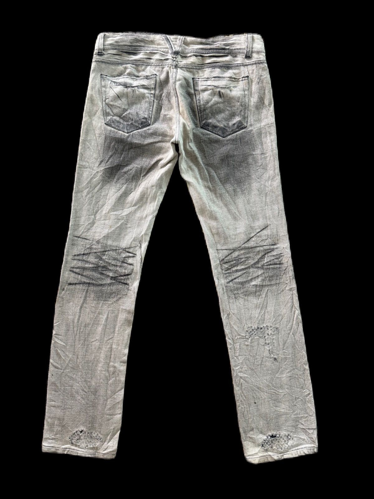 If Six Was Nine JAPAN BRAND DISTRESS DENIM AGATE LABEL SLIM STRAIGHT TYPE Size US 34 / EU 50 - 7 Thumbnail