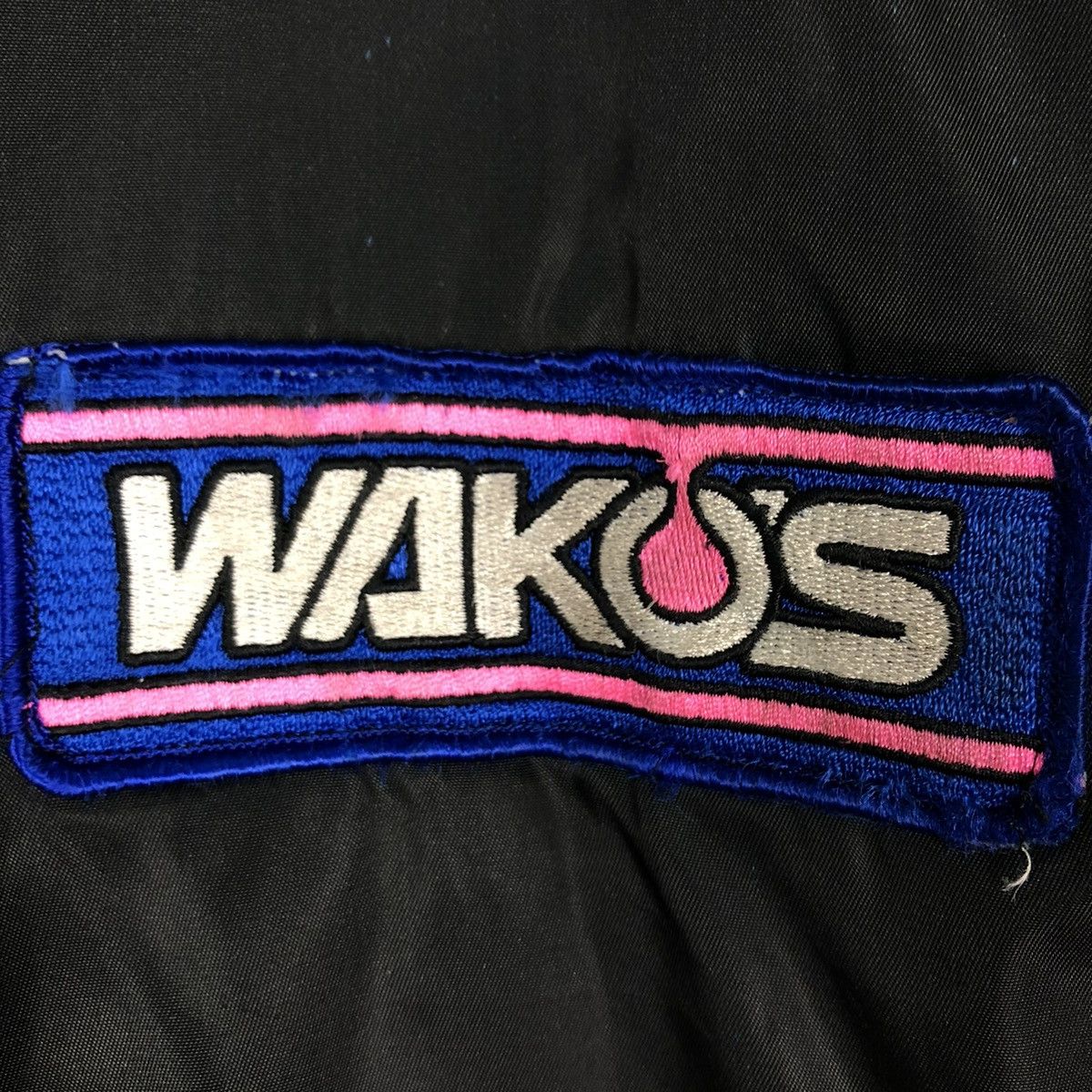 Vintage 🔥VINTAGE BOMBER JACKET MA-1 RACING DUNLOP WAKOS BIG LOGO Size US L / EU 52-54 / 3 - 22 Thumbnail