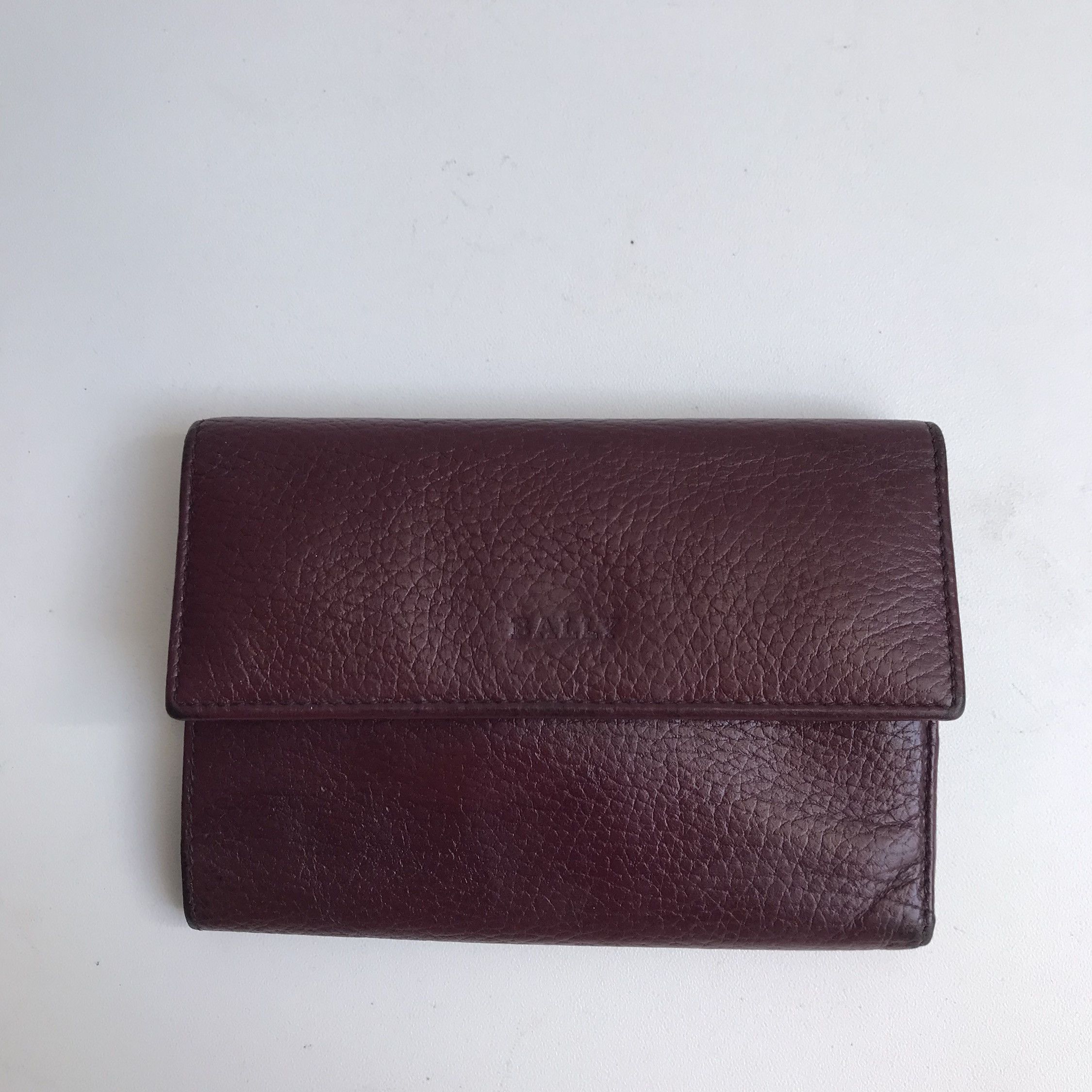 Bally Vintage Bally Wallet Purse bifold Leather red fiocchi Italy Size ONE SIZE - 1 Thumbnail