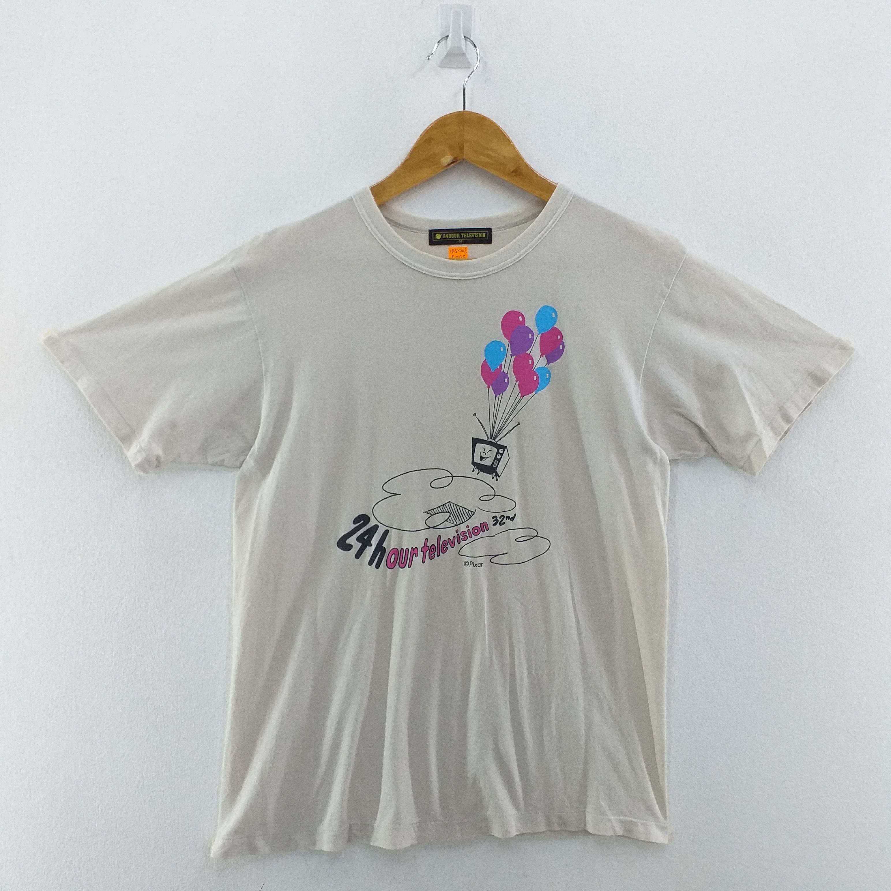 image of 24 Hour Televsion Takashi Murakami Pixar Medium Tshirt -F055 in Cream, Men's