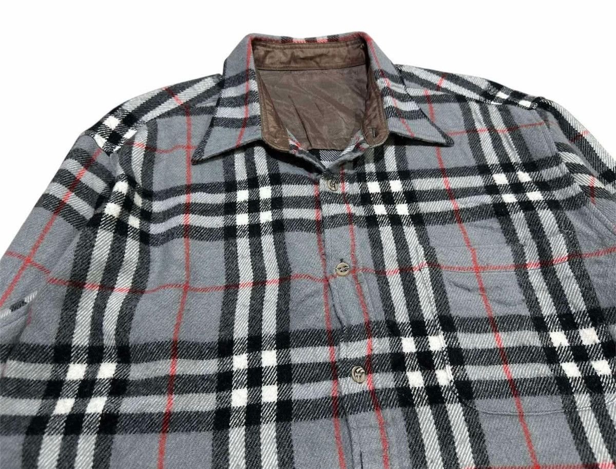 Japanese Brand 🔥Vintage Japanese Nova Check Wool Shirt Ls Size US XL / EU 56 / 4 - 1 Thumbnail