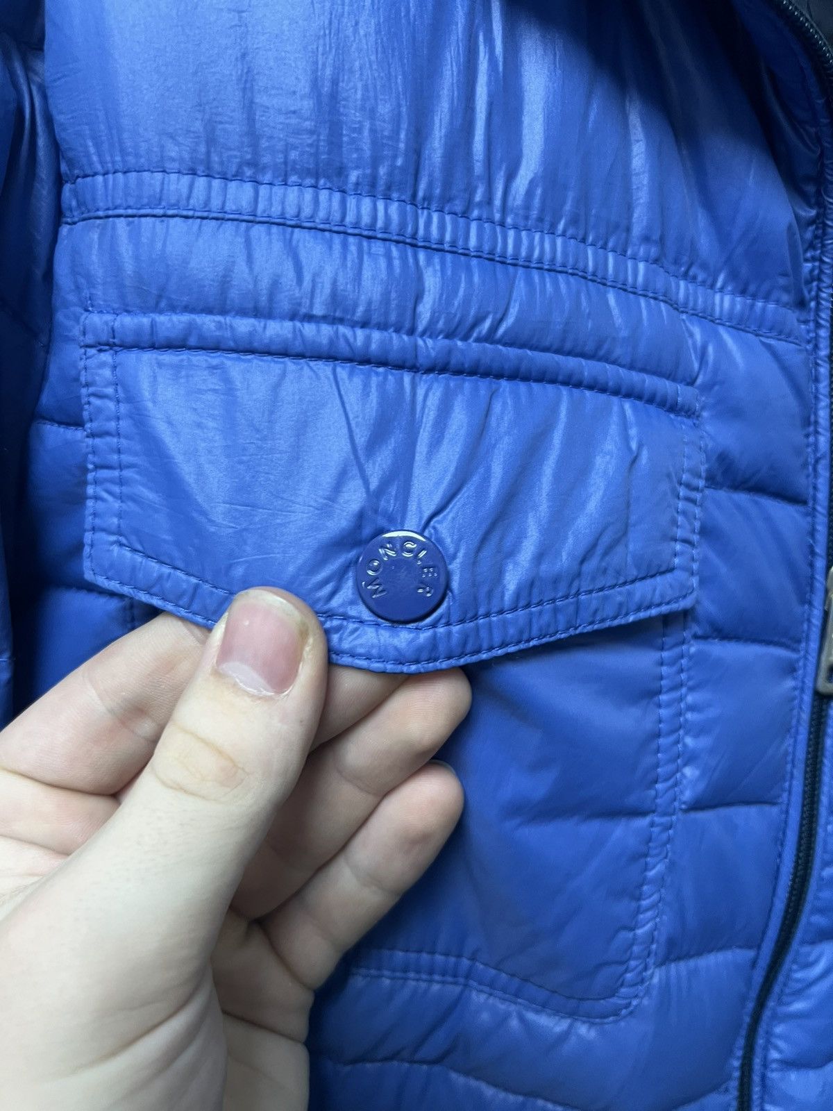 Moncler Moncler Puffer Jacket Blue Size US S / EU 44-46 / 1 - 7 Thumbnail