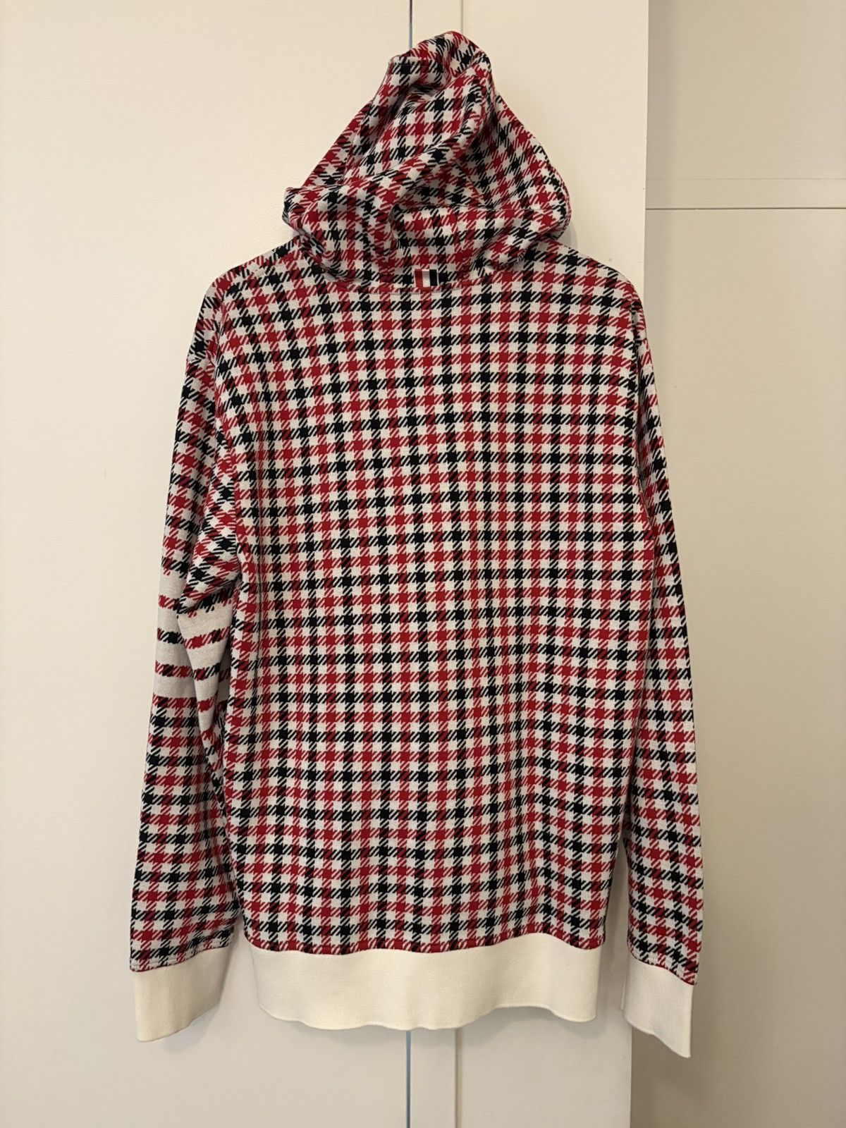 Thom Browne Gunclub Check Jacquard Zip-Up Hoodie Size US L / EU 52-54 / 3 - 2 Thumbnail