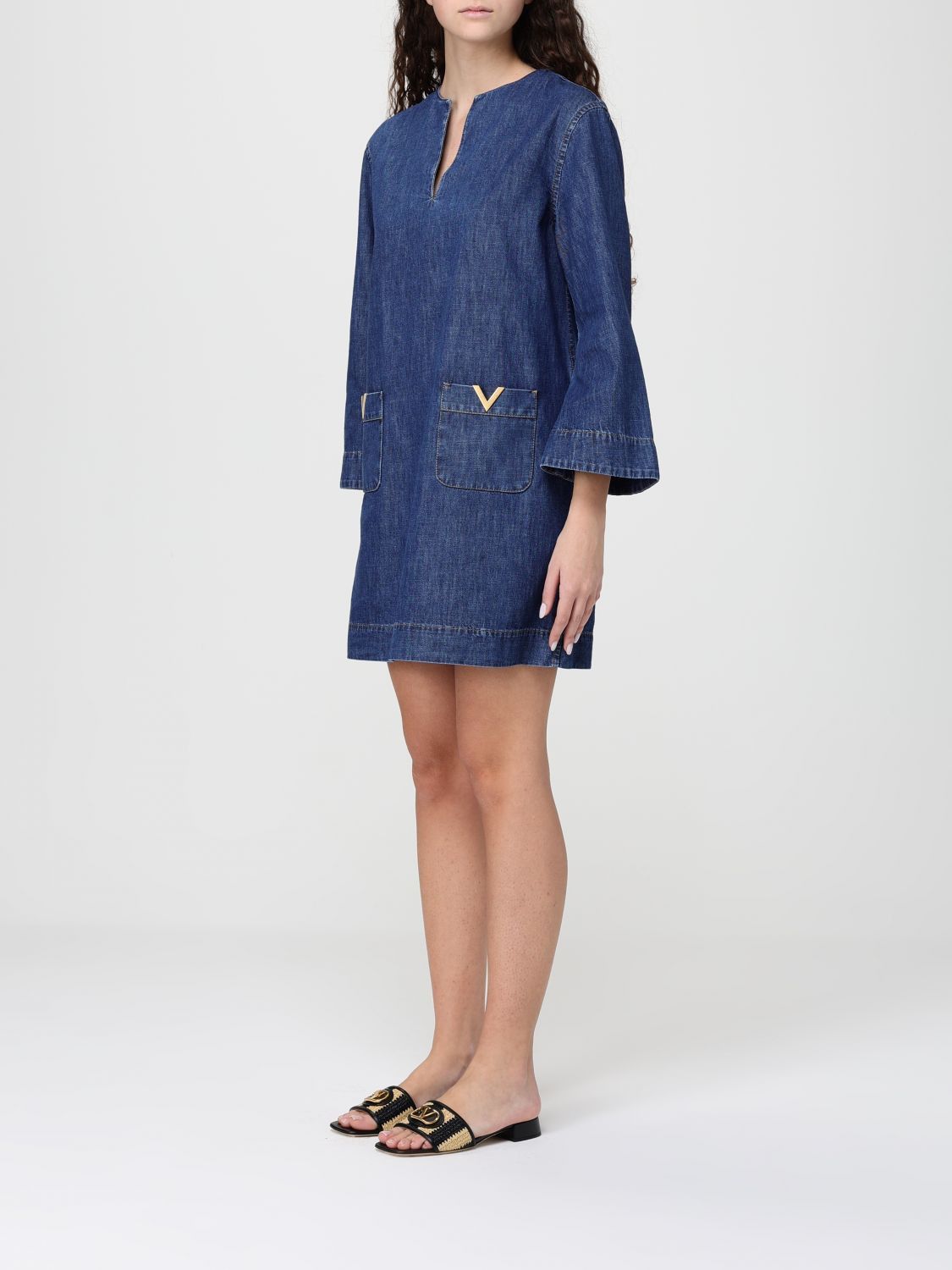 Valentino Valentino Dress Woman Denim Size M / US 6-8 / IT 42-44 - 1 Thumbnail