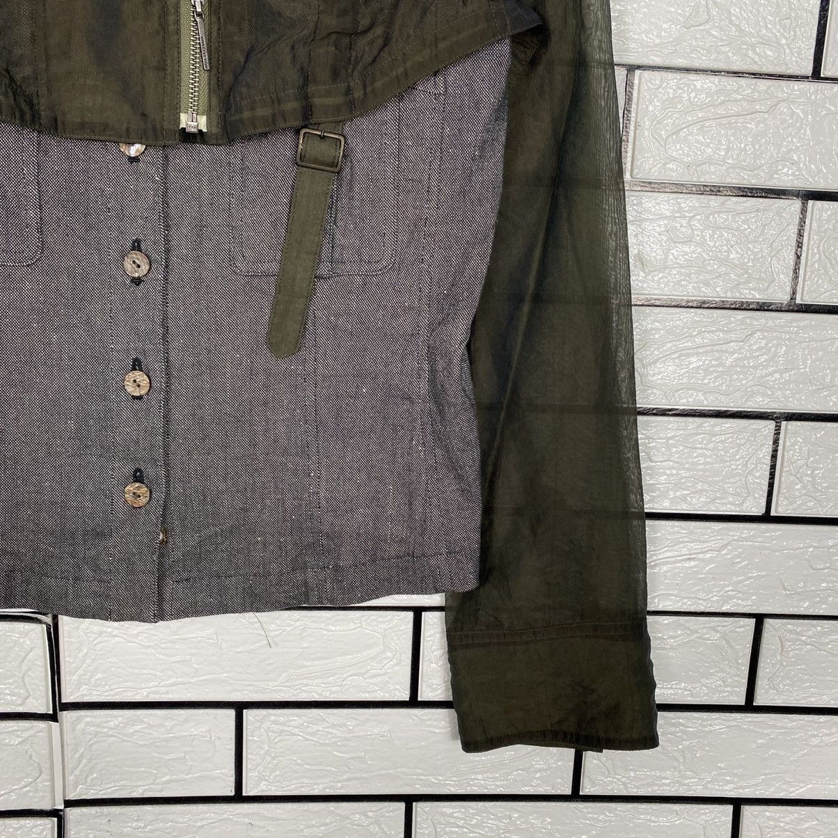 Issey Miyake 📌Vintage Button Jacket Double Astro Style Intellection Size US S / EU 44-46 / 1 - 6 Thumbnail
