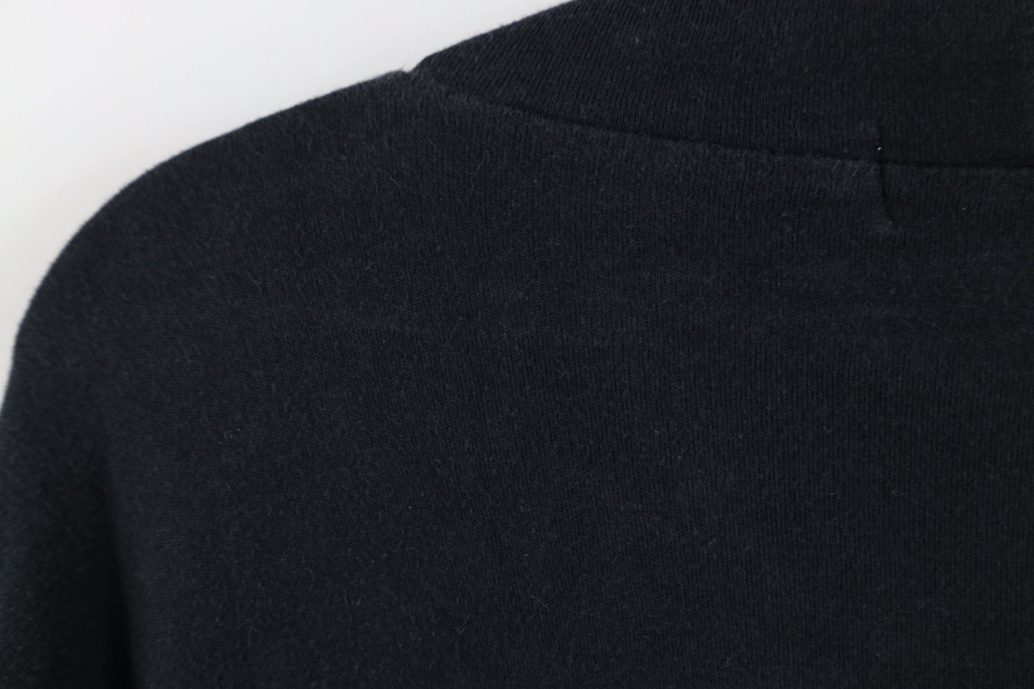 Vintage Vintage 90s Streetwear Boxy Fit Mock Neck T-Shirt Black Size XXL / US 16-18 / IT 52-54 - 11 Thumbnail