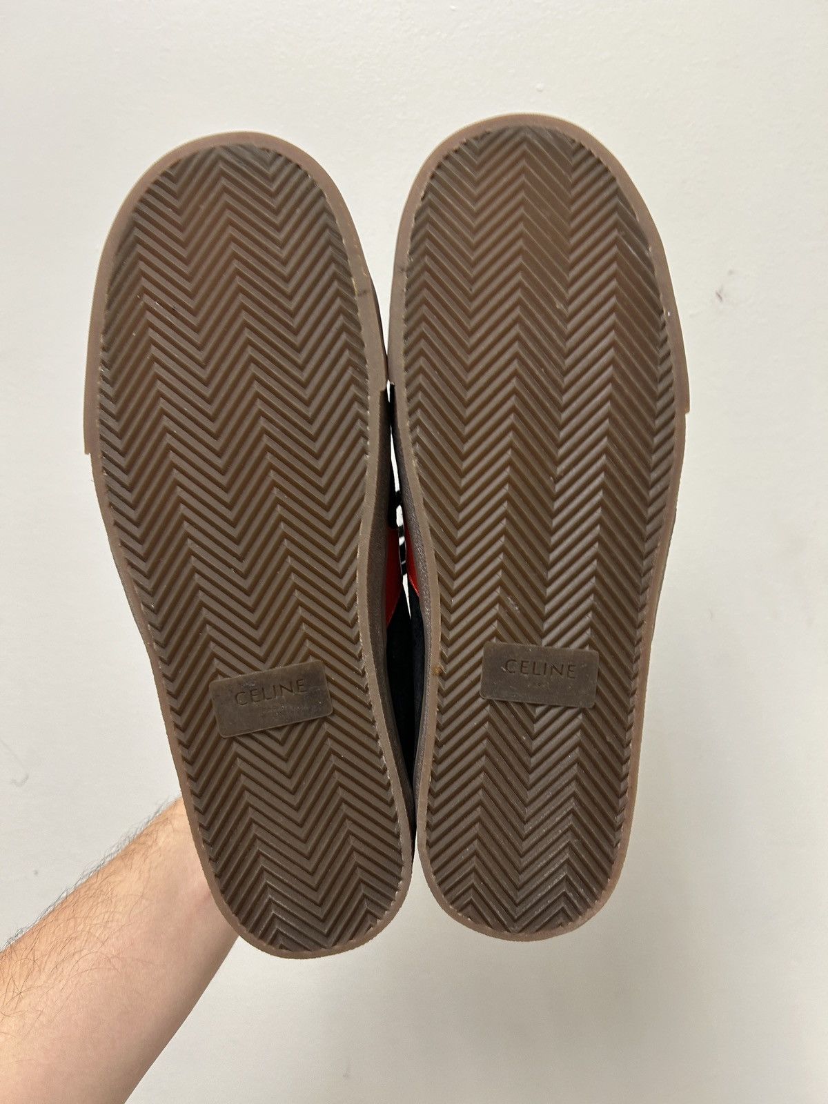 Celine WB! HEDI SLIMANE Triomphe Suede Sneakers Size US 9 / EU 42 - 6 Thumbnail