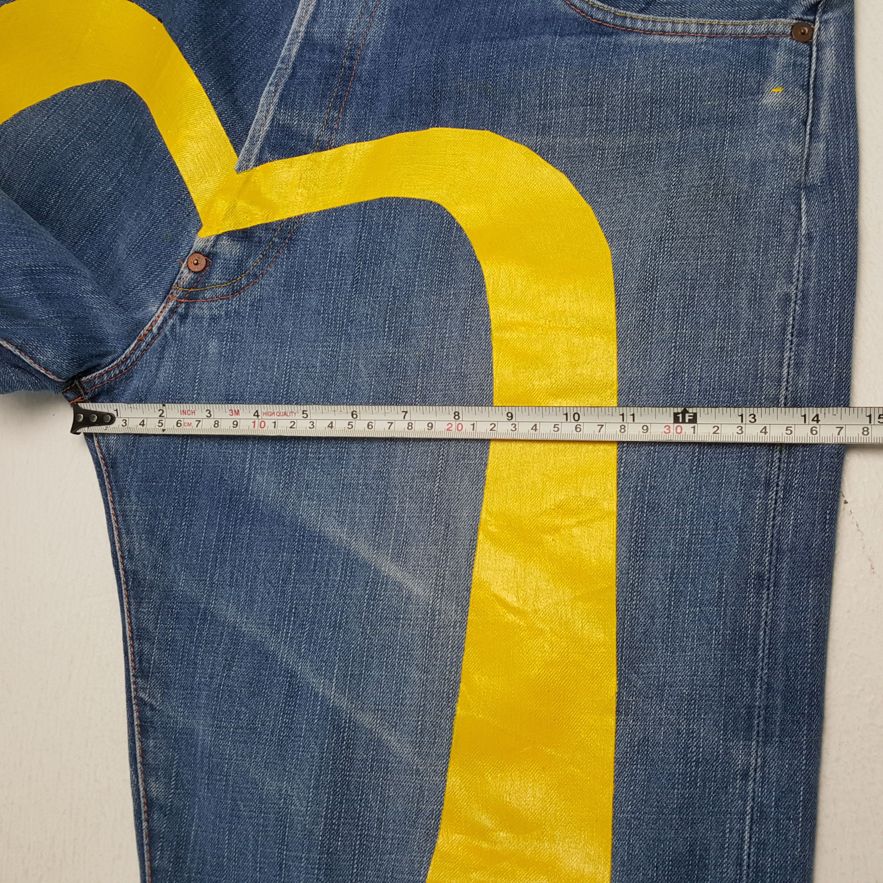 Evisu × Japanese Brand × Vintage Vintage EVISU Japanese Brand Daicock Custom Design Jeans Size US 36 / EU 52 - 9 Thumbnail