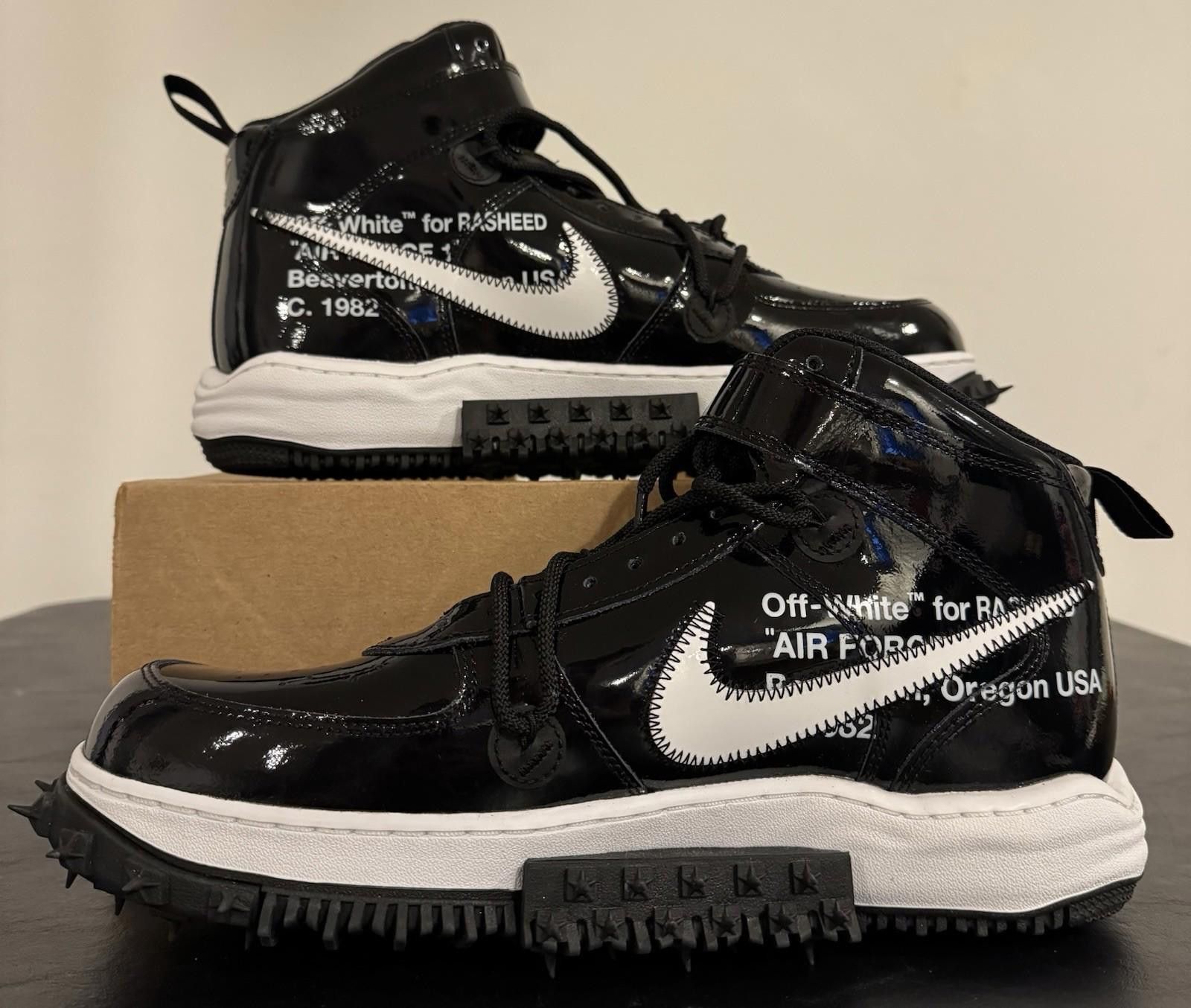 Nike Size 12 - Off-White x Nike Air Force 1 SP Leather Mid Sheed Size US 12 / EU 45 - 3 Thumbnail