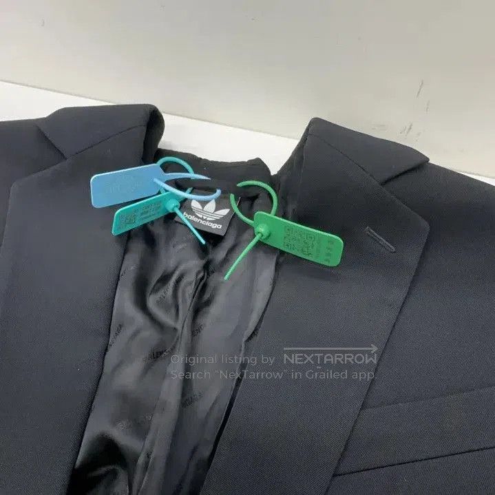 Balenciaga Balenciaga x Adidas Originals Black Blazer. Size US XS / EU 42 / 0 - 8 Thumbnail