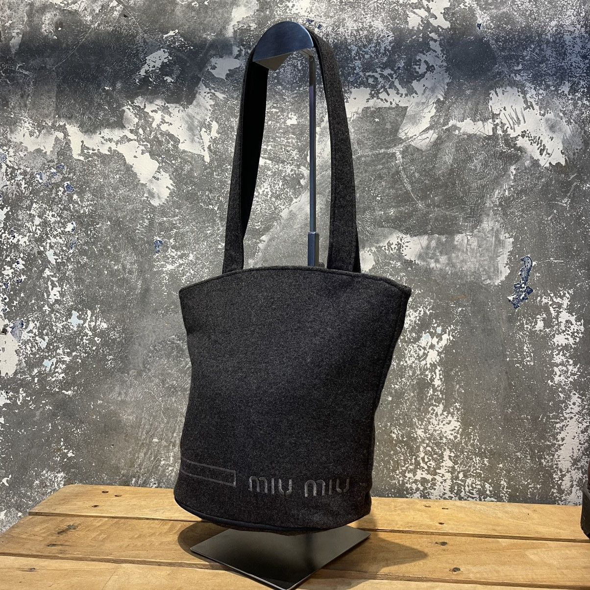 Miu Miu By Prada Tote/hand Bag in Grey, Women's