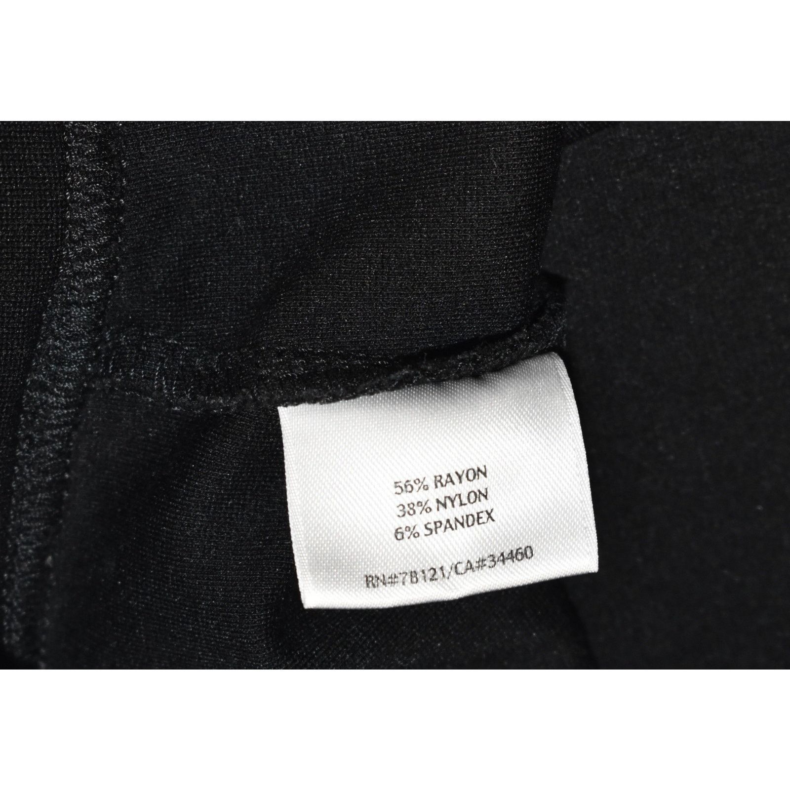 Eileen Fisher EILEEN FISHER Black Rayon/Nylon Straight Leg Pull On Pants S Size 32" / US 10 / IT 46 - 5 Thumbnail