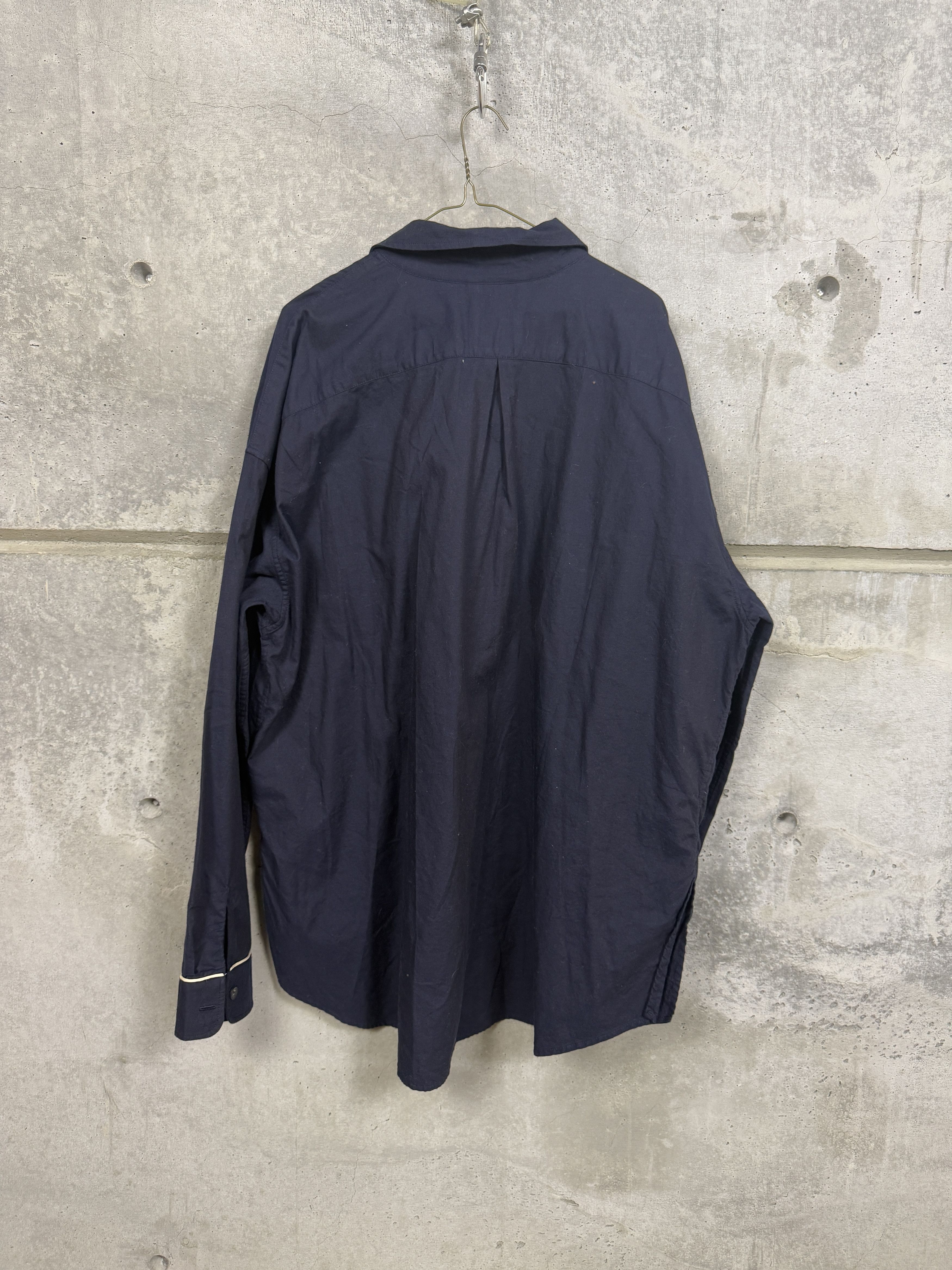 Fear of God Fear of God 5th Collection Navy Piped Overshirt Size US XL / EU 56 / 4 - 2 Thumbnail