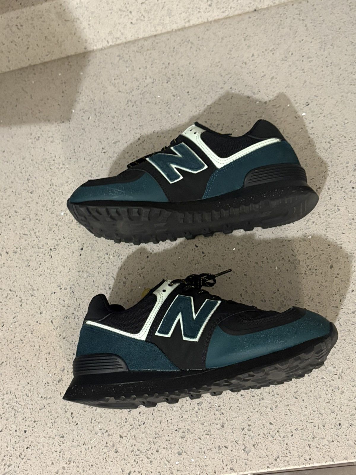 New Balance New Balance 574 T Trail Cordura Black Trek Teal Size US 8.5 / EU 41-42 - 5 Thumbnail