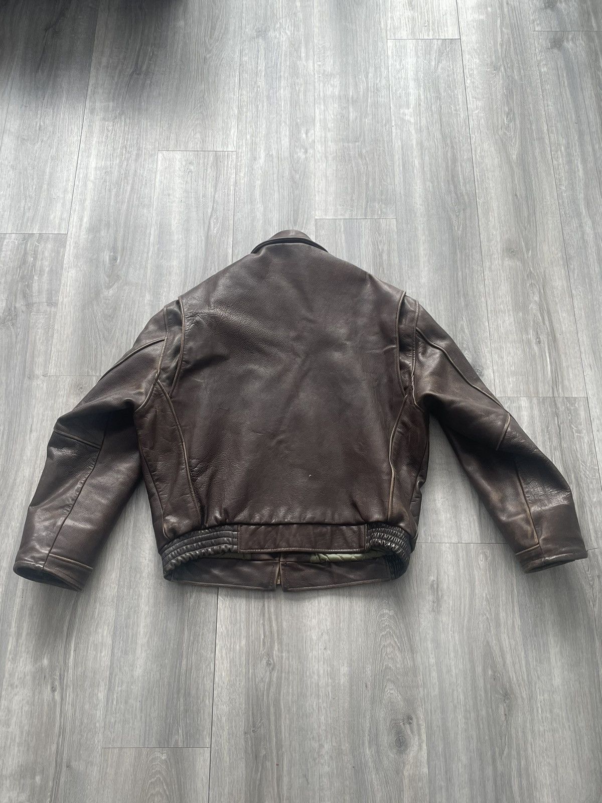 Avirex Avirex Leather Jacket Size US XL / EU 56 / 4 - 2 Thumbnail