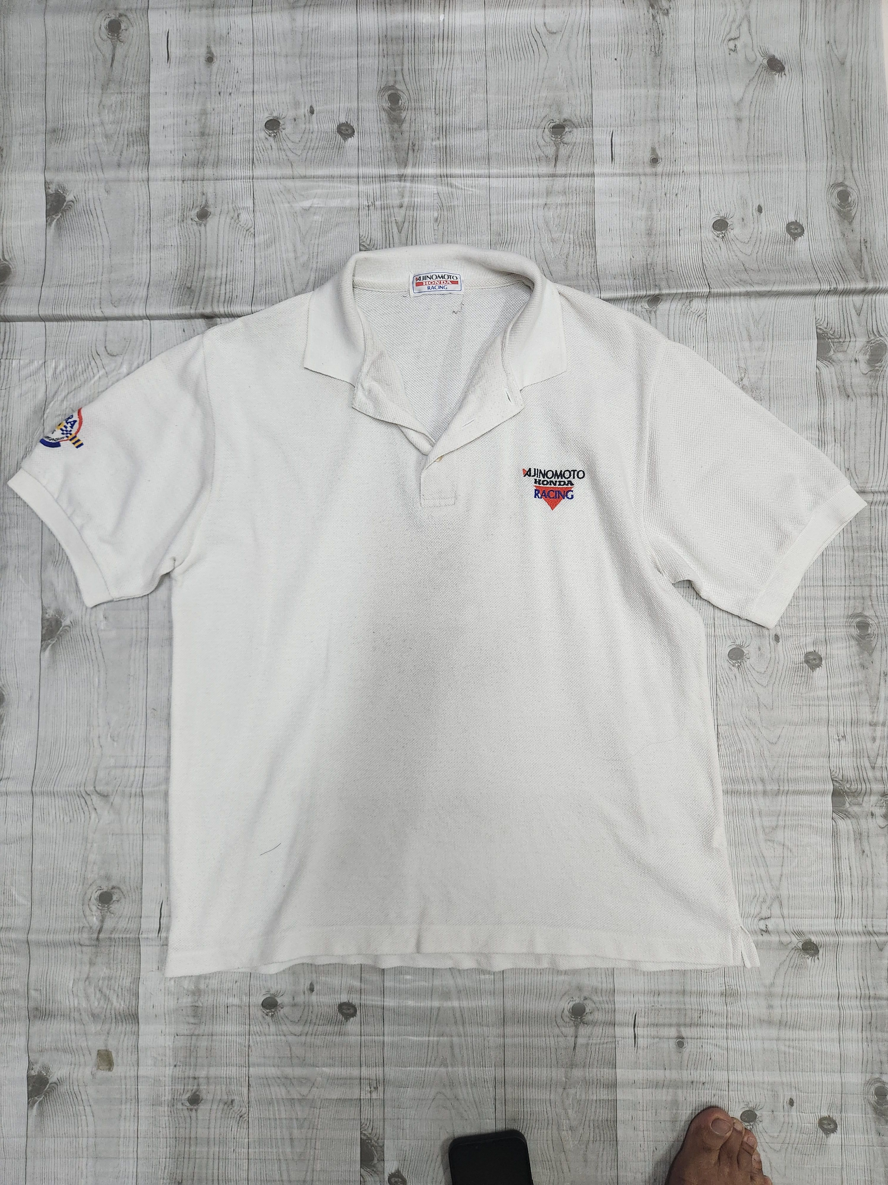 Honda × Japanese Brand Vintage 1980s Honda Racing Japan Polo Shirt Size US M / EU 48-50 / 2 - 2 Thumbnail