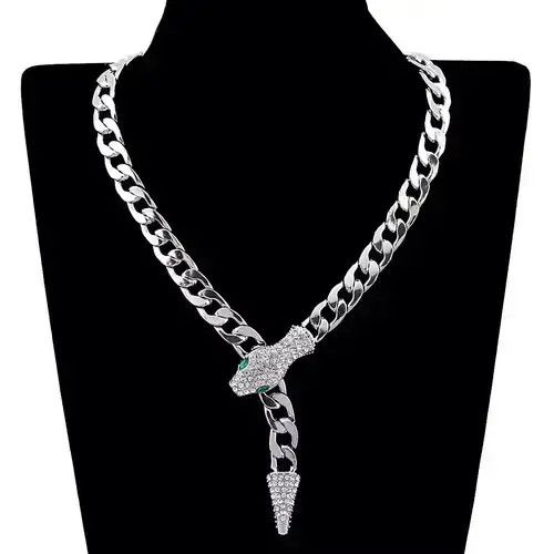 VIBE Chunky Chains Snake Necklace Size ONE SIZE - 1 Thumbnail