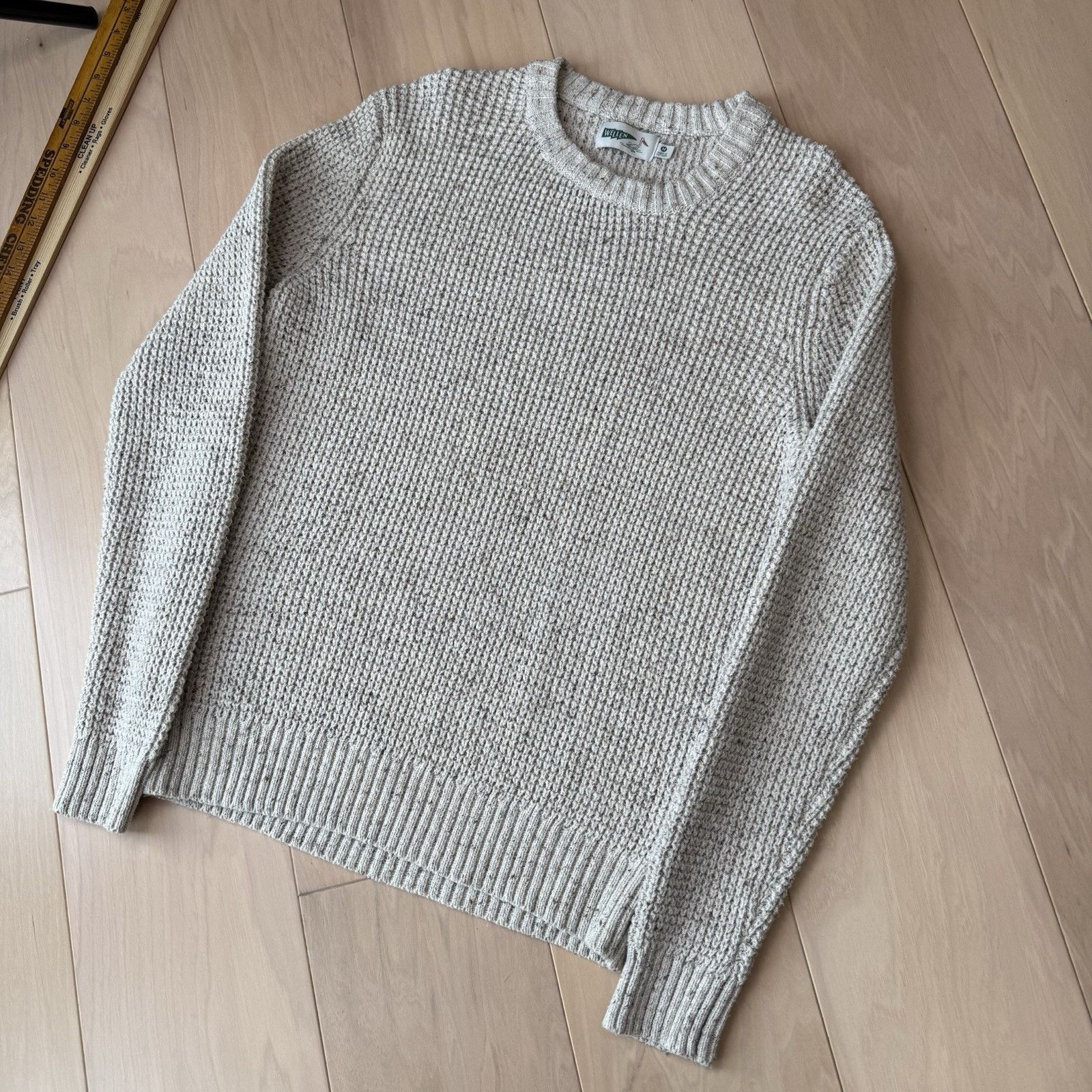Other Wellen Recycled Cotton Headlands Sweater Medium Cream Size US M / EU 48-50 / 2 - 10 Thumbnail