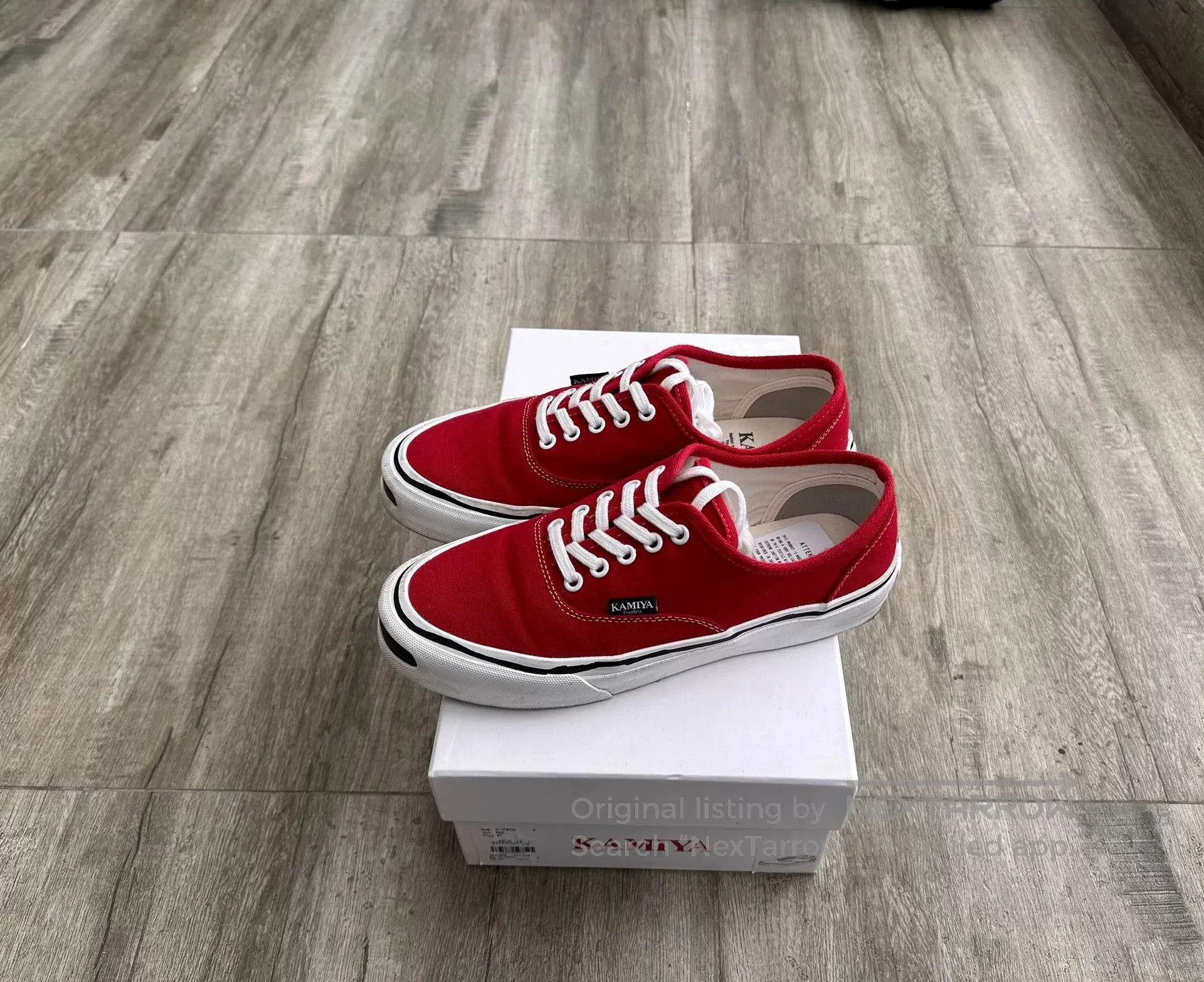 Maison MIHARA YASUHIRO red vulcanize low. Size US 9 / EU 42 - 2 Thumbnail