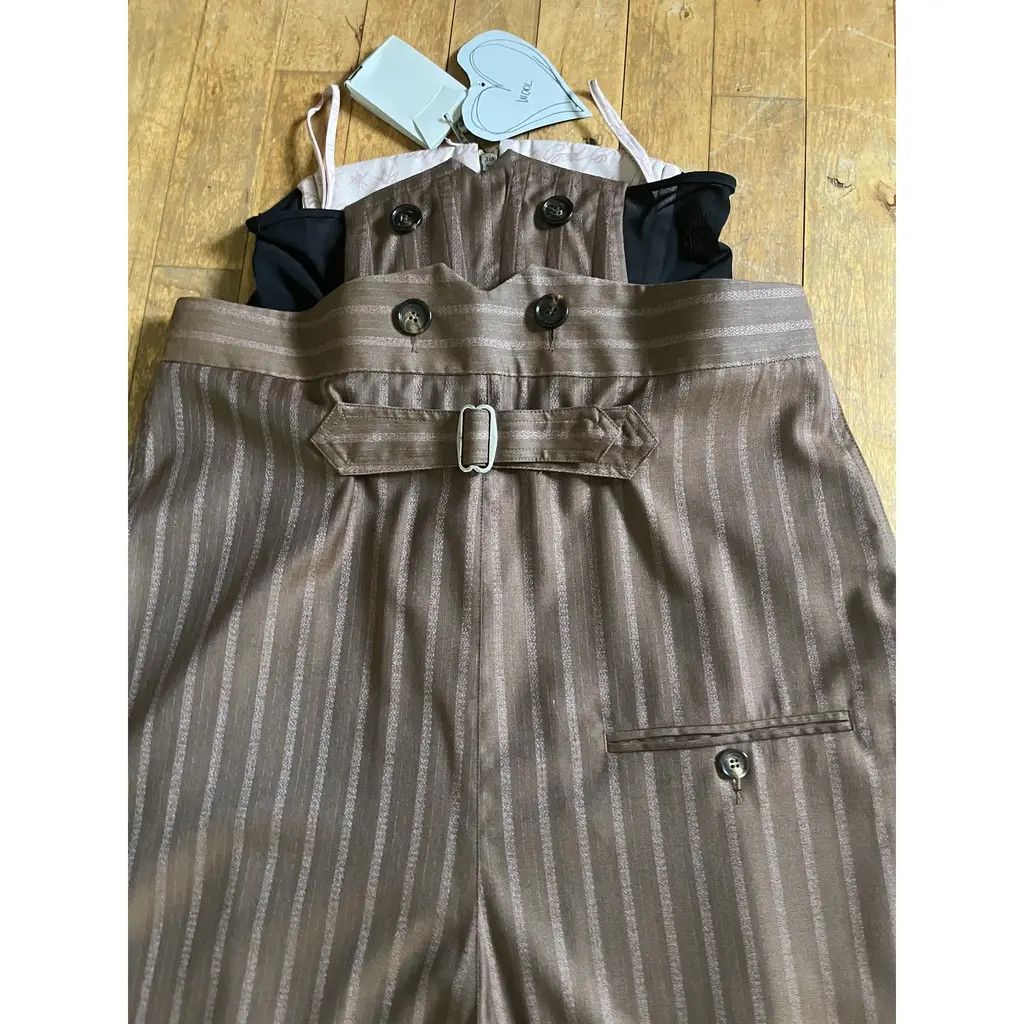 Vivienne Westwood Vivienne Westwood Striped Corset Trousers Size US 32 / EU 48 - 7 Thumbnail