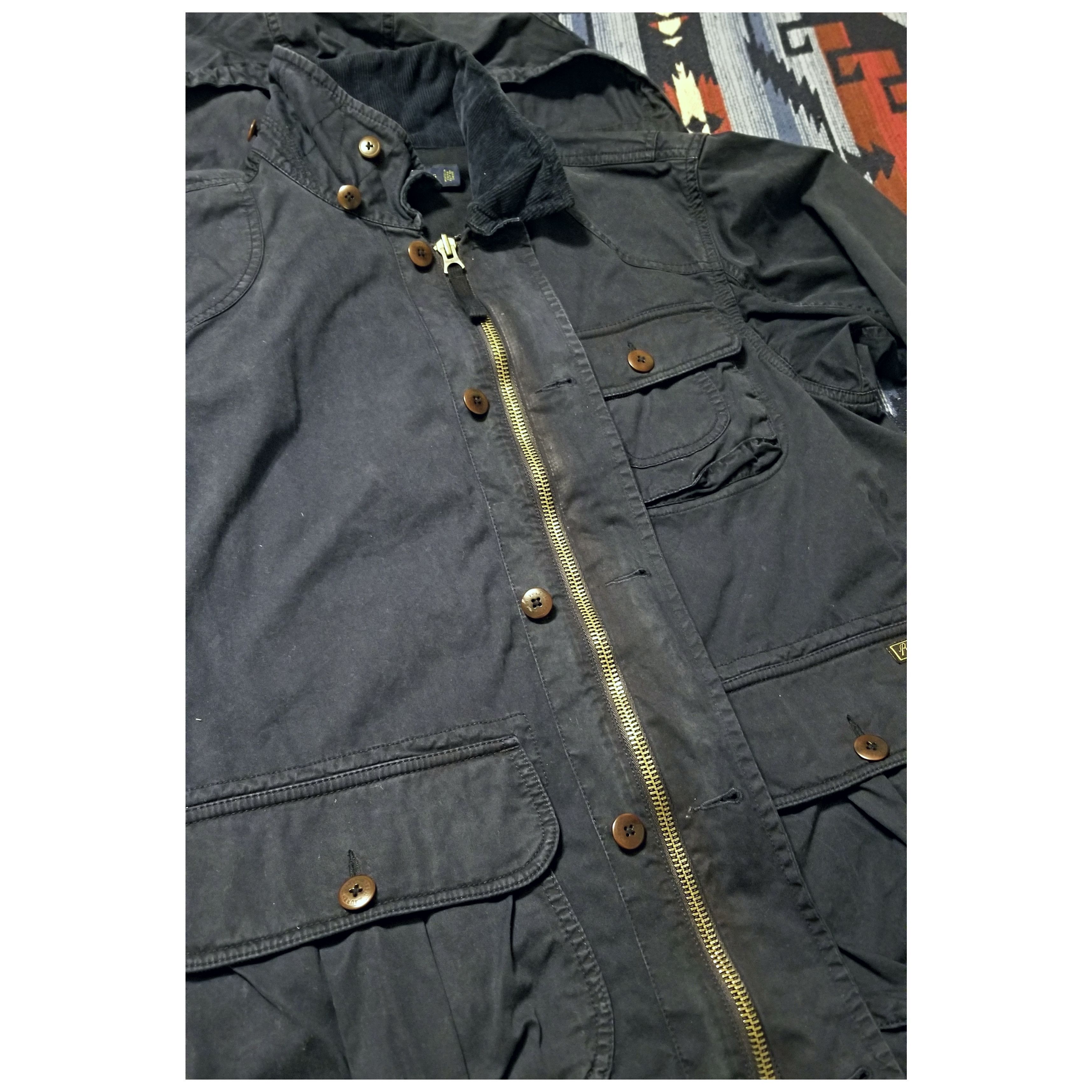 Polo Ralph Lauren POLO RALPH LAUREN OVERDYED INDIGO HUNTING JACKET- LARGE Size US L / EU 52-54 / 3 - 9 Thumbnail