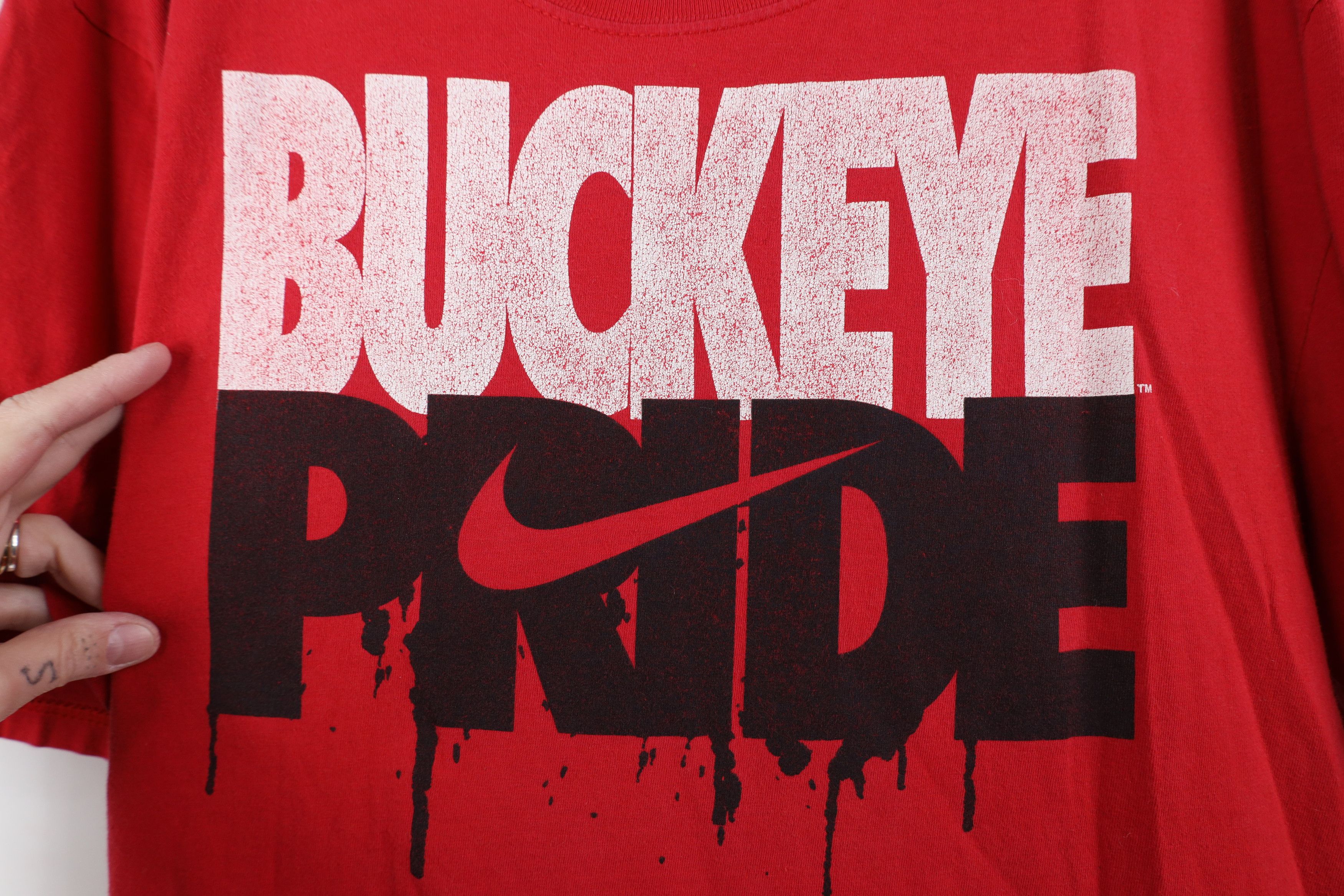 Nike Vintage Y2K Nike Center Swoosh Ohio State University T-Shirt Size US XXL / EU 58 / 5 - 7 Thumbnail