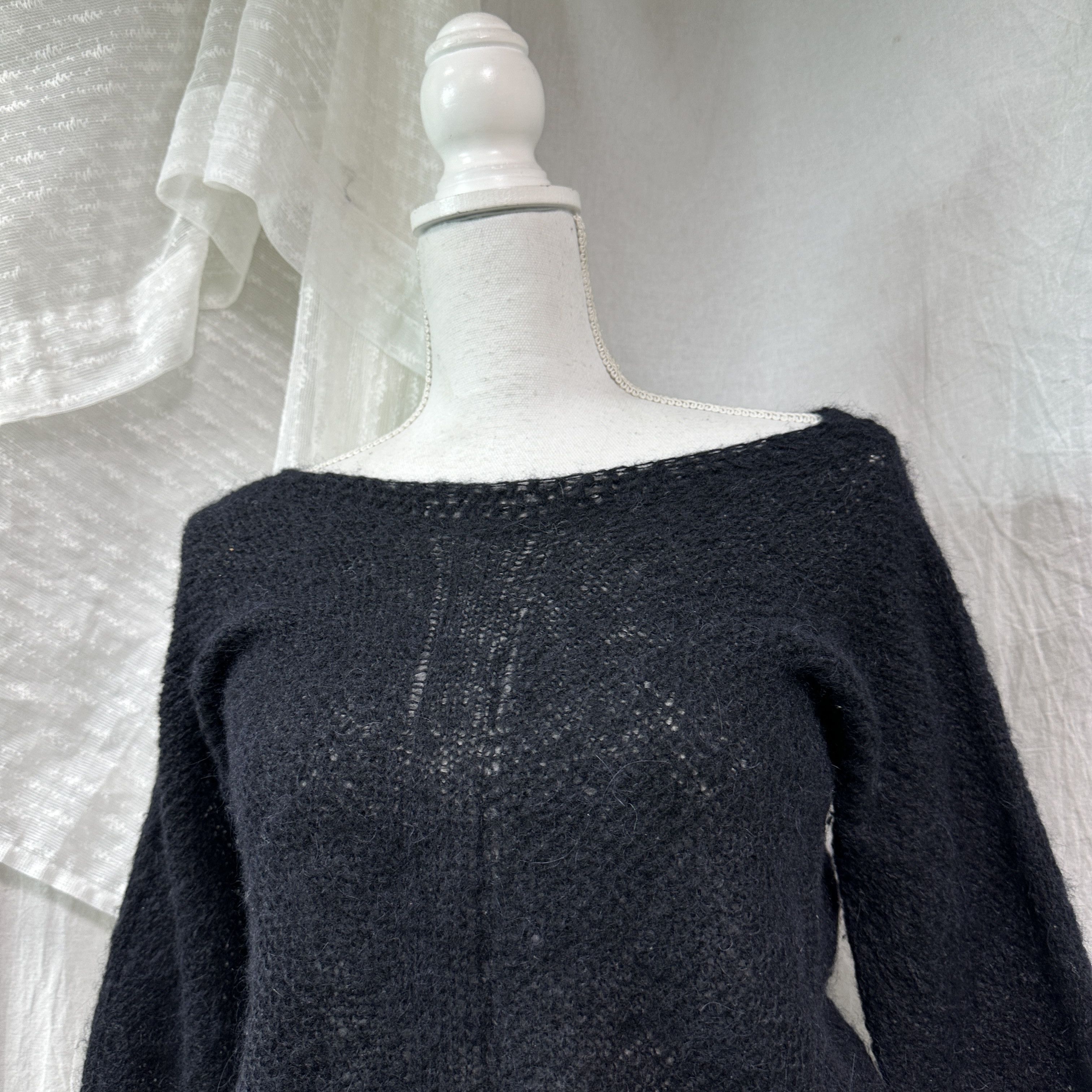 Vintage Vintage Oversize Loose Knit Mohair Grunge Sweater Y2K Size M / US 6-8 / IT 42-44 - 5 Thumbnail
