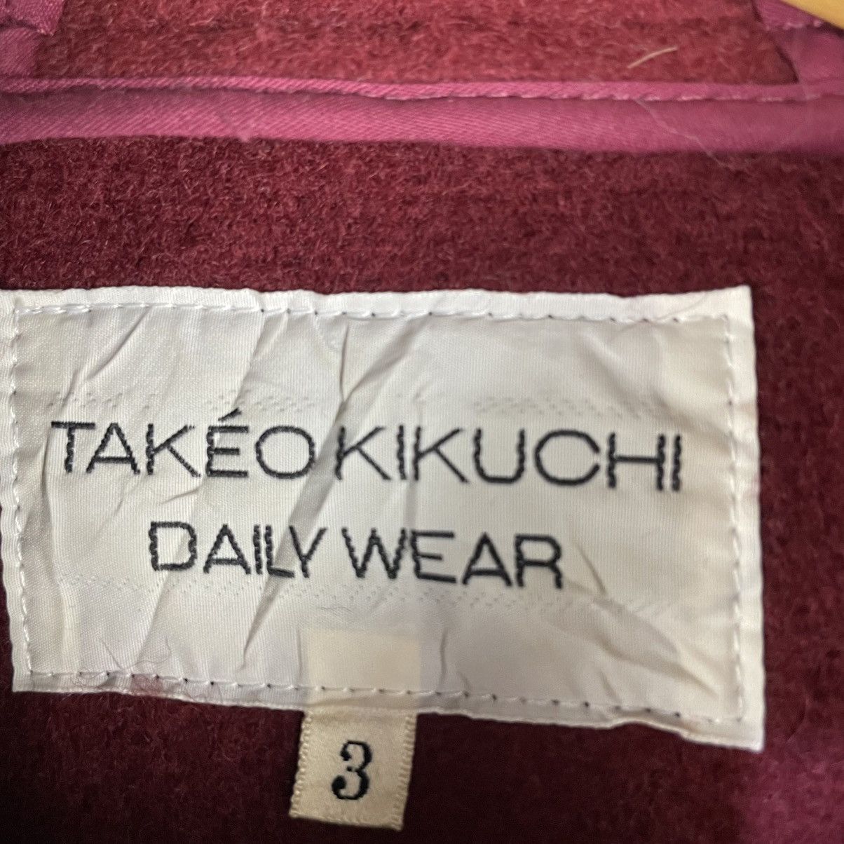 Takeo Kikuchi 💥Japanese Brand Takeo Kickuchi Duffle Long Coat Wool Size US M / EU 48-50 / 2 - 3 Thumbnail