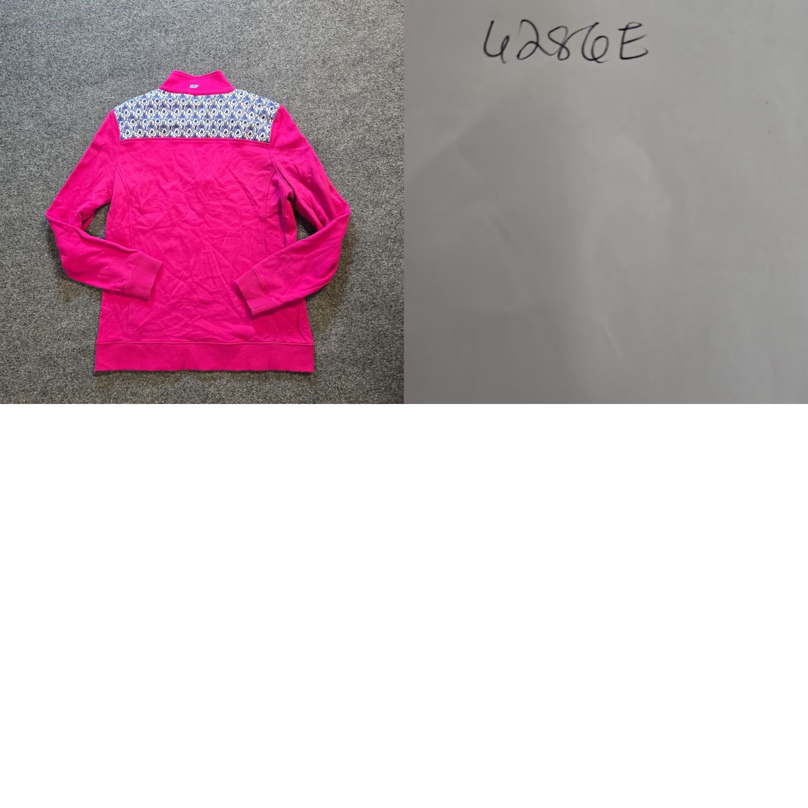Vineyard Vines Vineyard Vines Sweater Womens Size M Pink 1/4 Zip Long Sleeve Casual Preppy Pullover Womens Knit Mock Neck Regular Fit Size M / US 6-8 / IT 42-44 - 8 Thumbnail