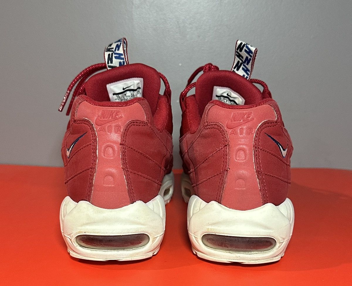 Nike Size 10 - Nike Air Max 95 TT Pull Tab Gym Red Size US 10 / EU 43 - 5 Thumbnail