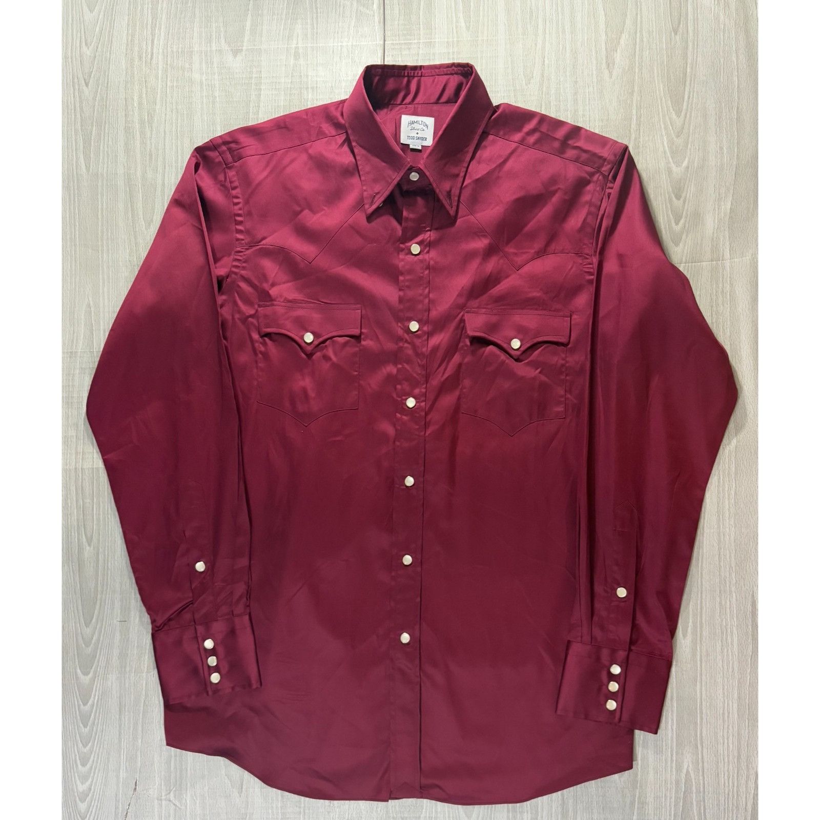 Todd Snyder Todd Snyder Hamilton pearl snap Rayon Western Shirt sz XL co Size US XL / EU 56 / 4 - 1 Thumbnail