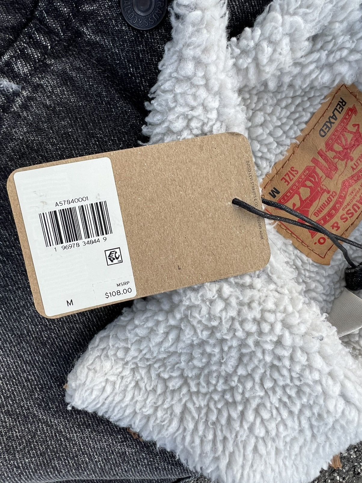 Levi's Levi’s Dark Salt Lake Sherpa Size US M / EU 48-50 / 2 - 6 Thumbnail
