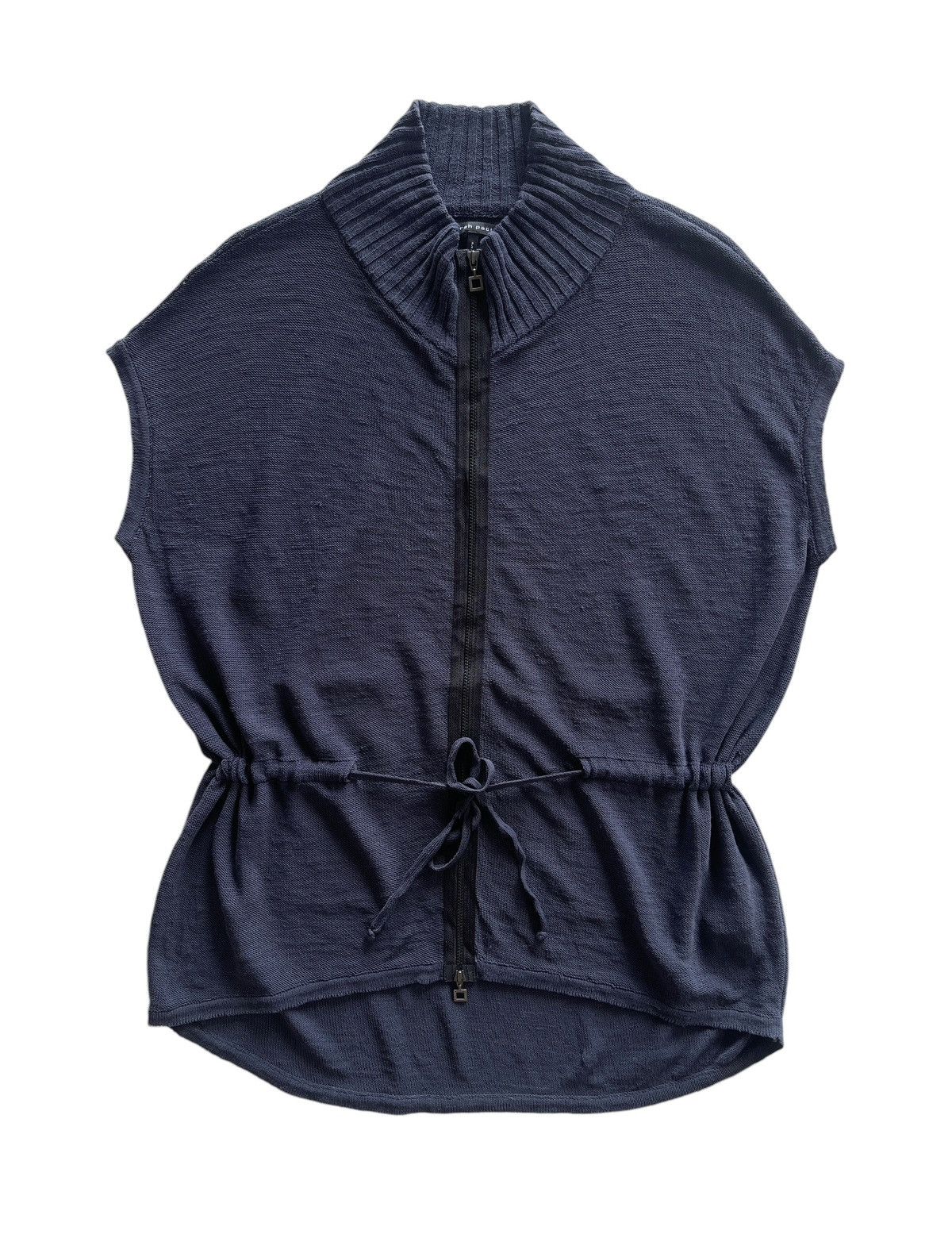 Sarah Pacini SleeveLess Zipper Knit Size ONE SIZE - 1 Thumbnail