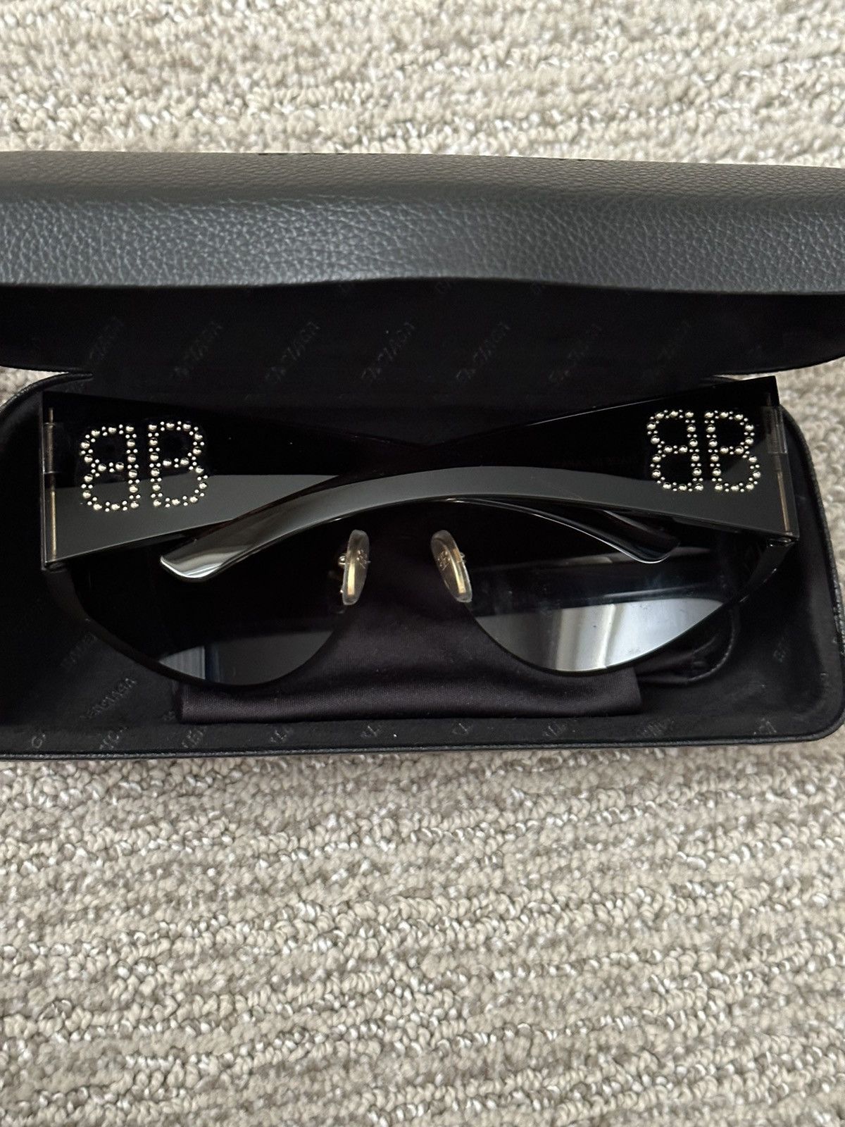 Balenciaga BALENCIAGA CAT EYE SHIELD SUNGLASSES Size ONE SIZE - 6 Thumbnail