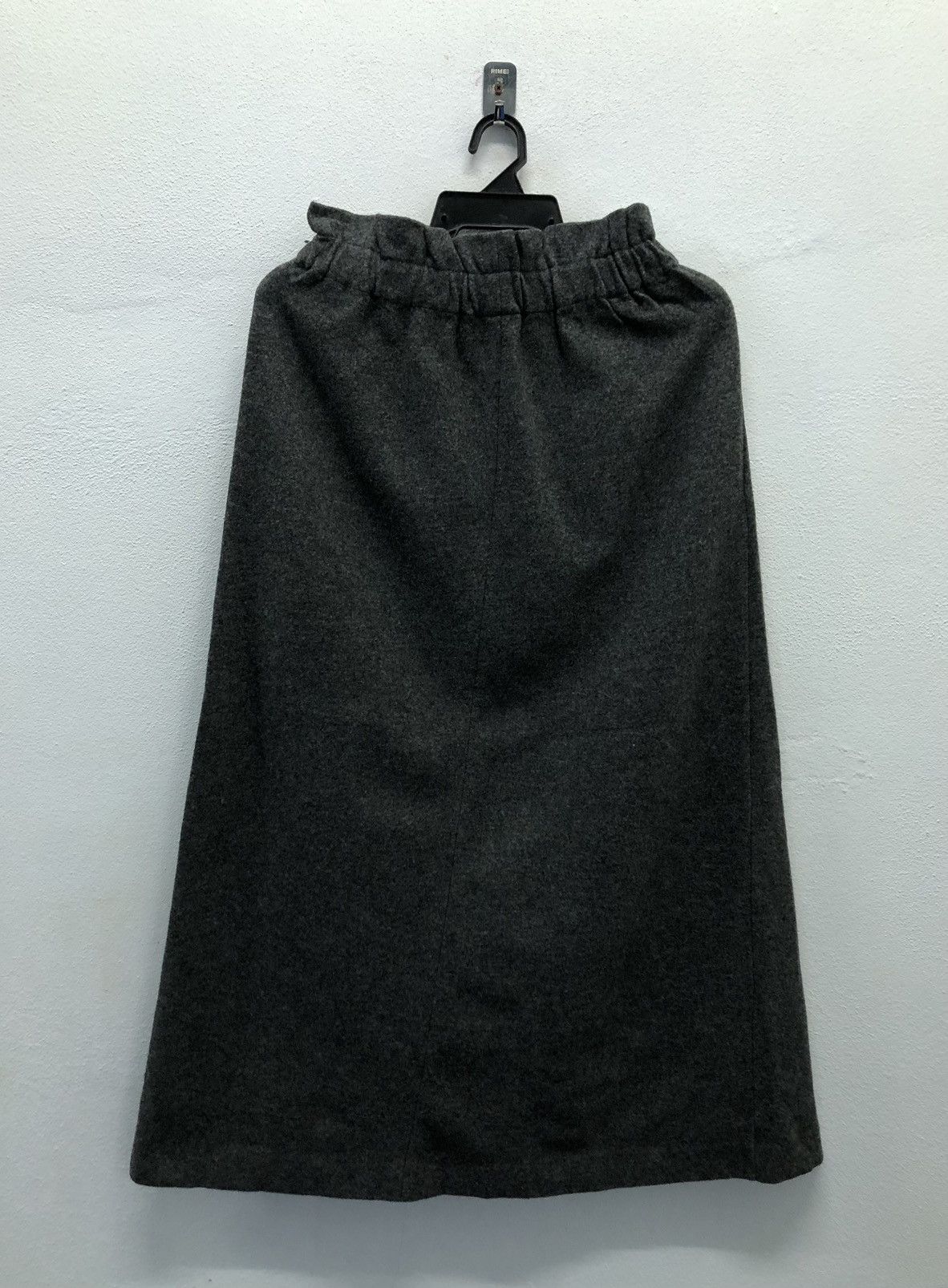 Y's Yohji Yamamoto Iwish Y's bis Made In Japan Wool Maxi Skirt Size 26" / US 2 / IT 38 - 2 Thumbnail