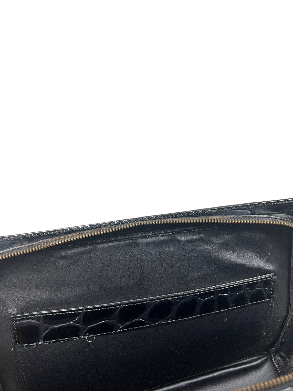 Jean Paul Gaultier Vintage Jean Paul Gaultier Alligator Embossed Sling Bag Size ONE SIZE - 13 Thumbnail