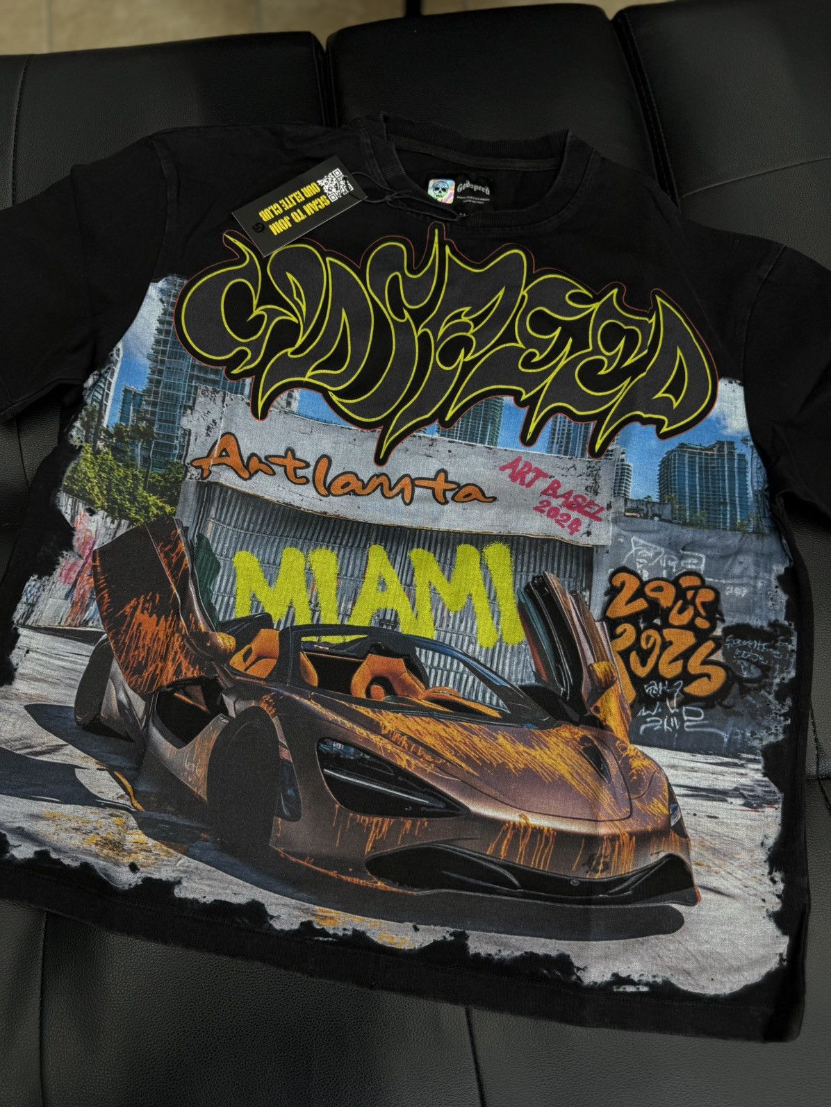 Godspeed Godspeed Miami Lambo Tee Shirt Size M (NEW) Size US M / EU 48-50 / 2 - 3 Thumbnail