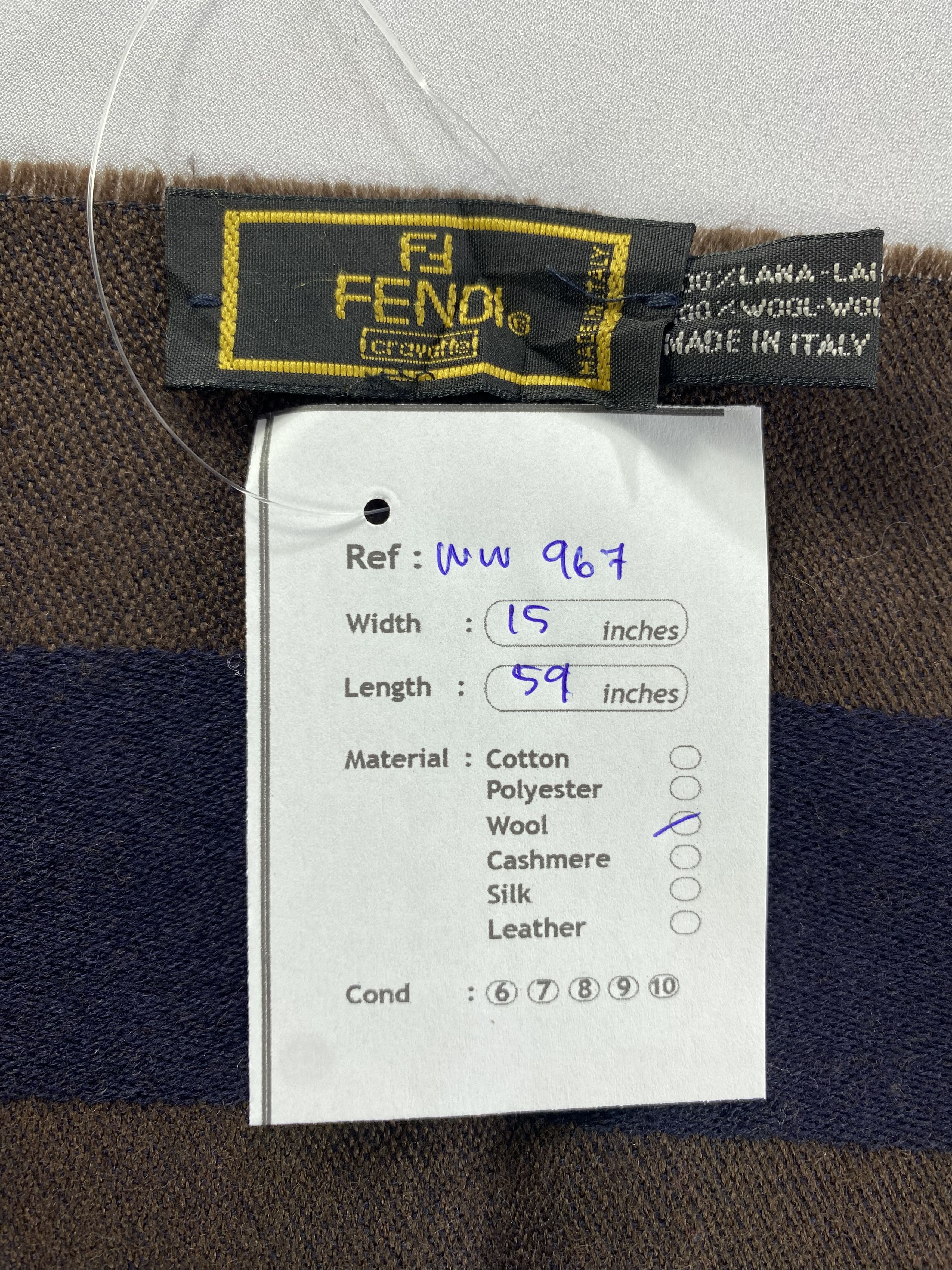 Fendi × Vintage Fendi Scarf / Muffler / Neckwear Size ONE SIZE - 6 Thumbnail